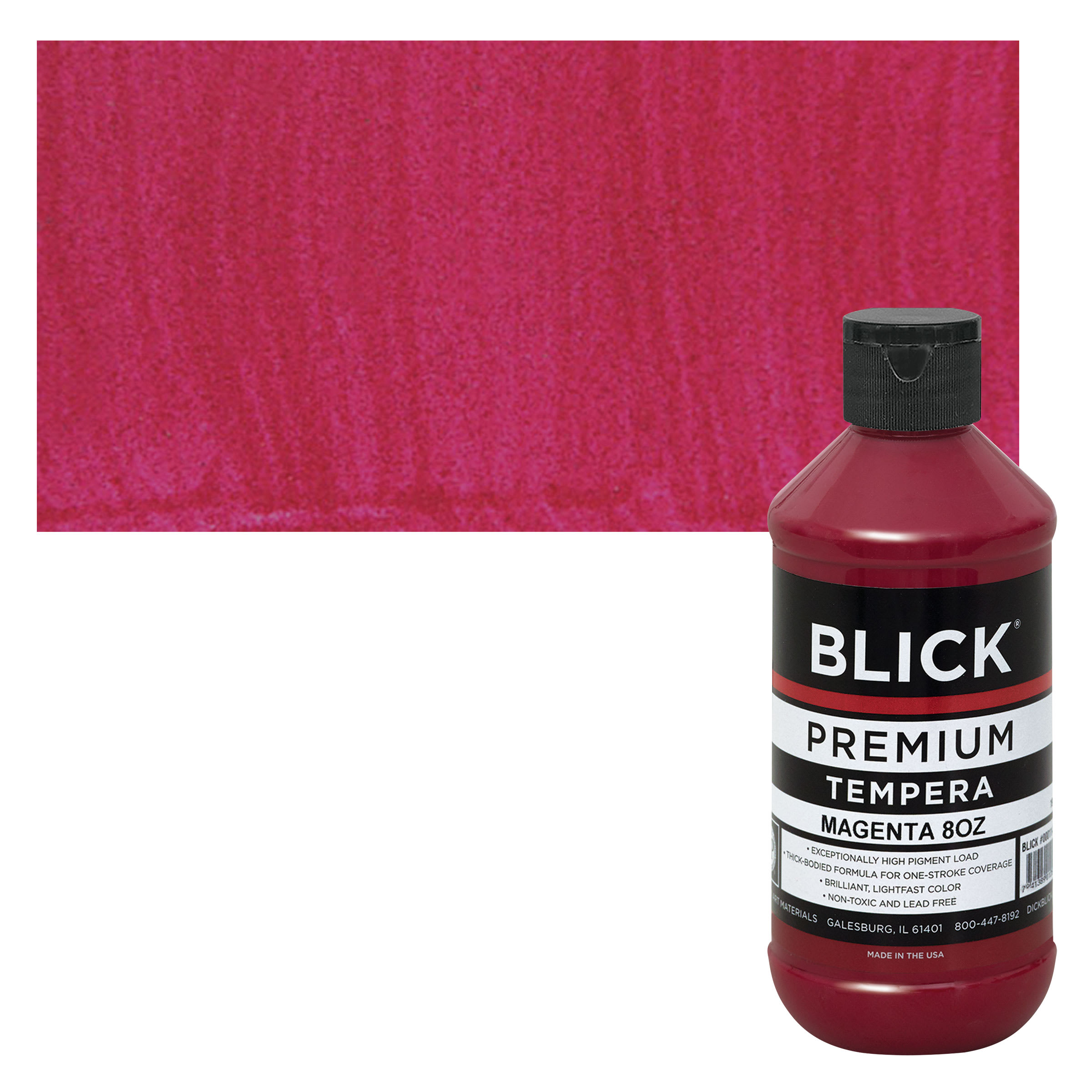Blick Premium Grade Tempera - Magenta, 8 oz bottle
