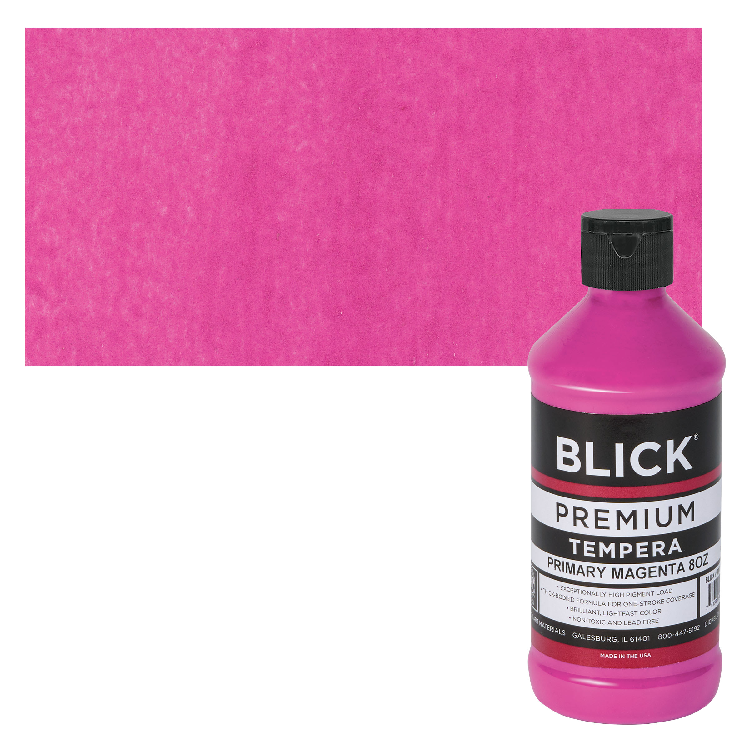 Blick Premium Grade Tempera - Primary Magenta, Half Pint