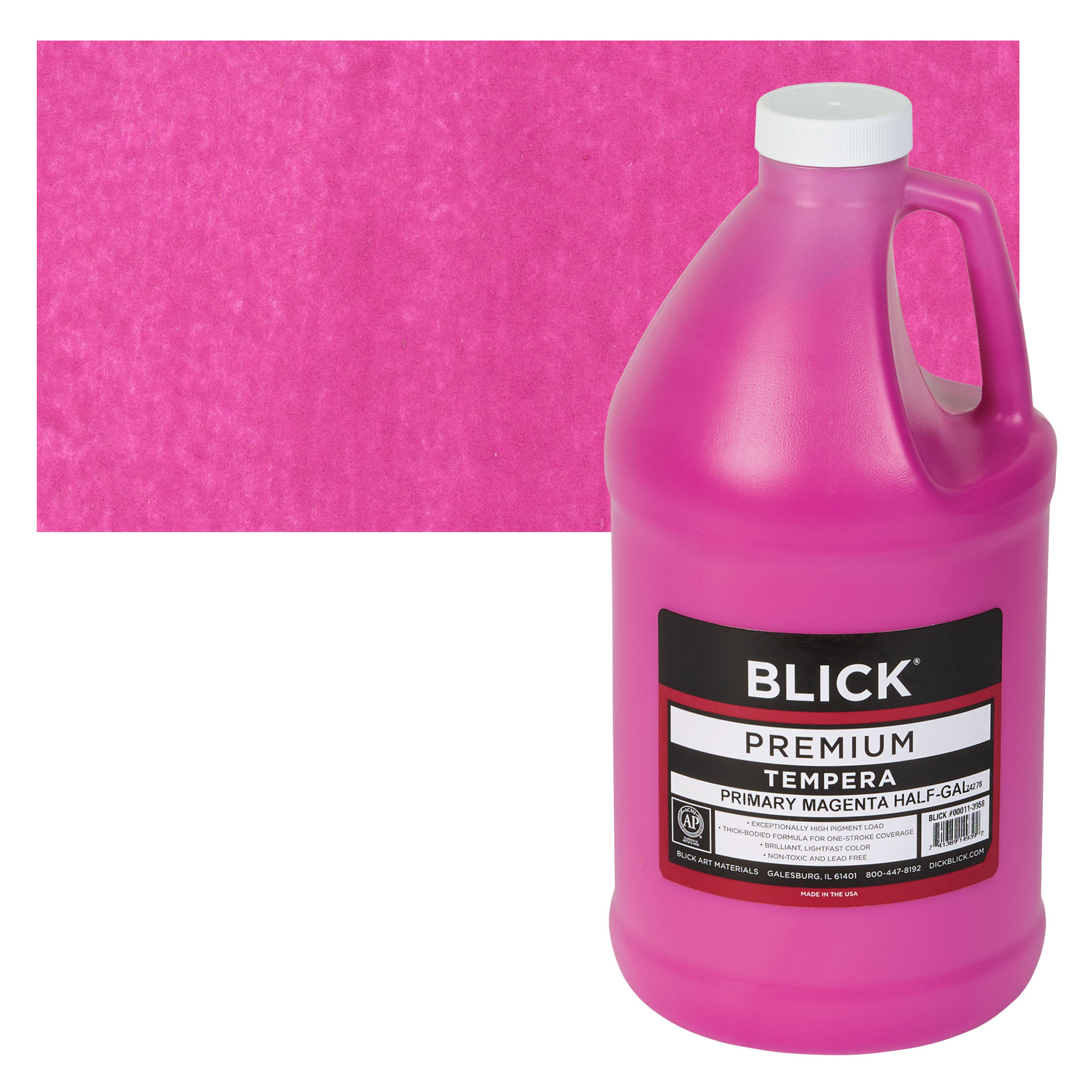 Blick Premium Grade Tempera - Primary Magenta, Half Gallon