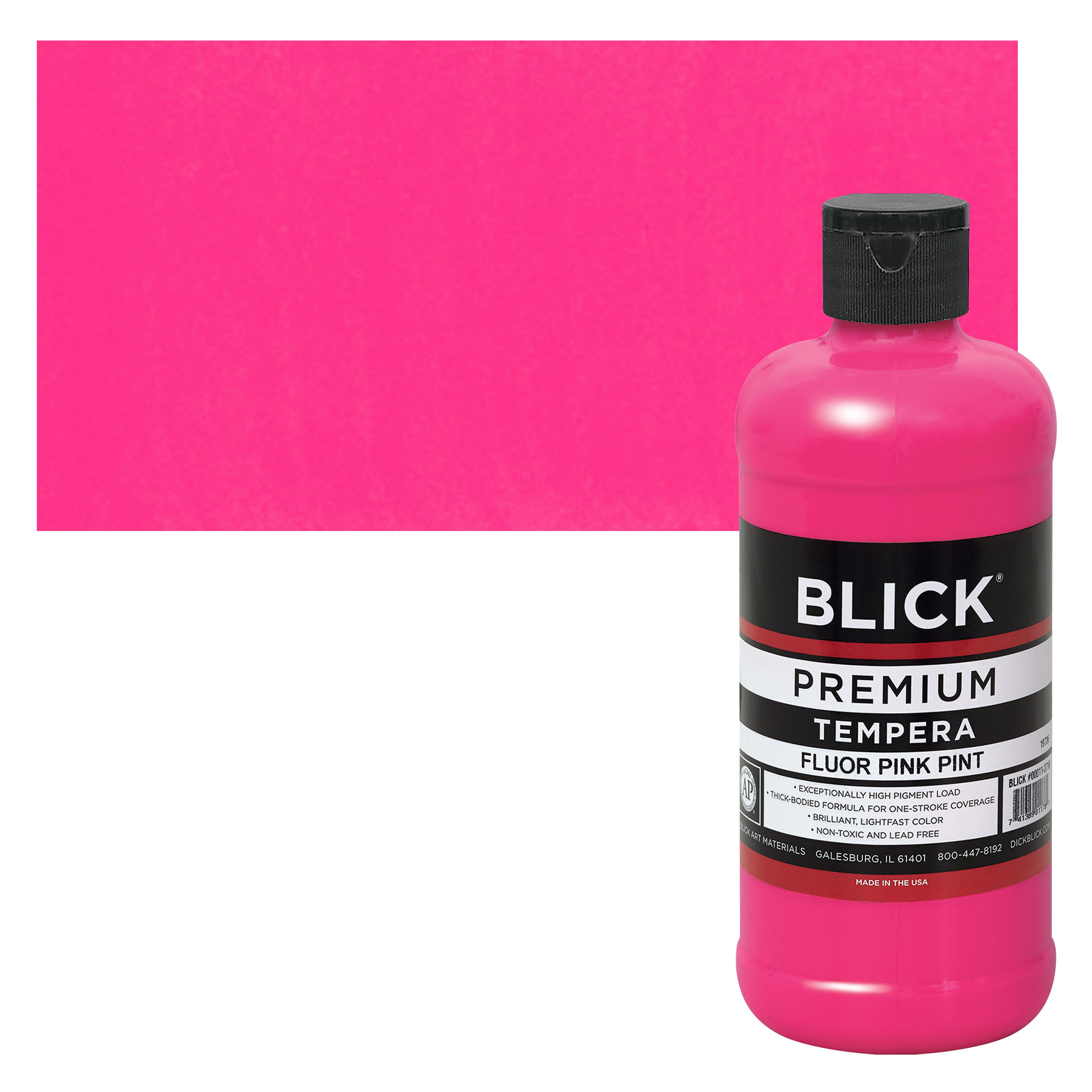 Blick Premium Grade Tempera - Fluorescent Pink, Pint