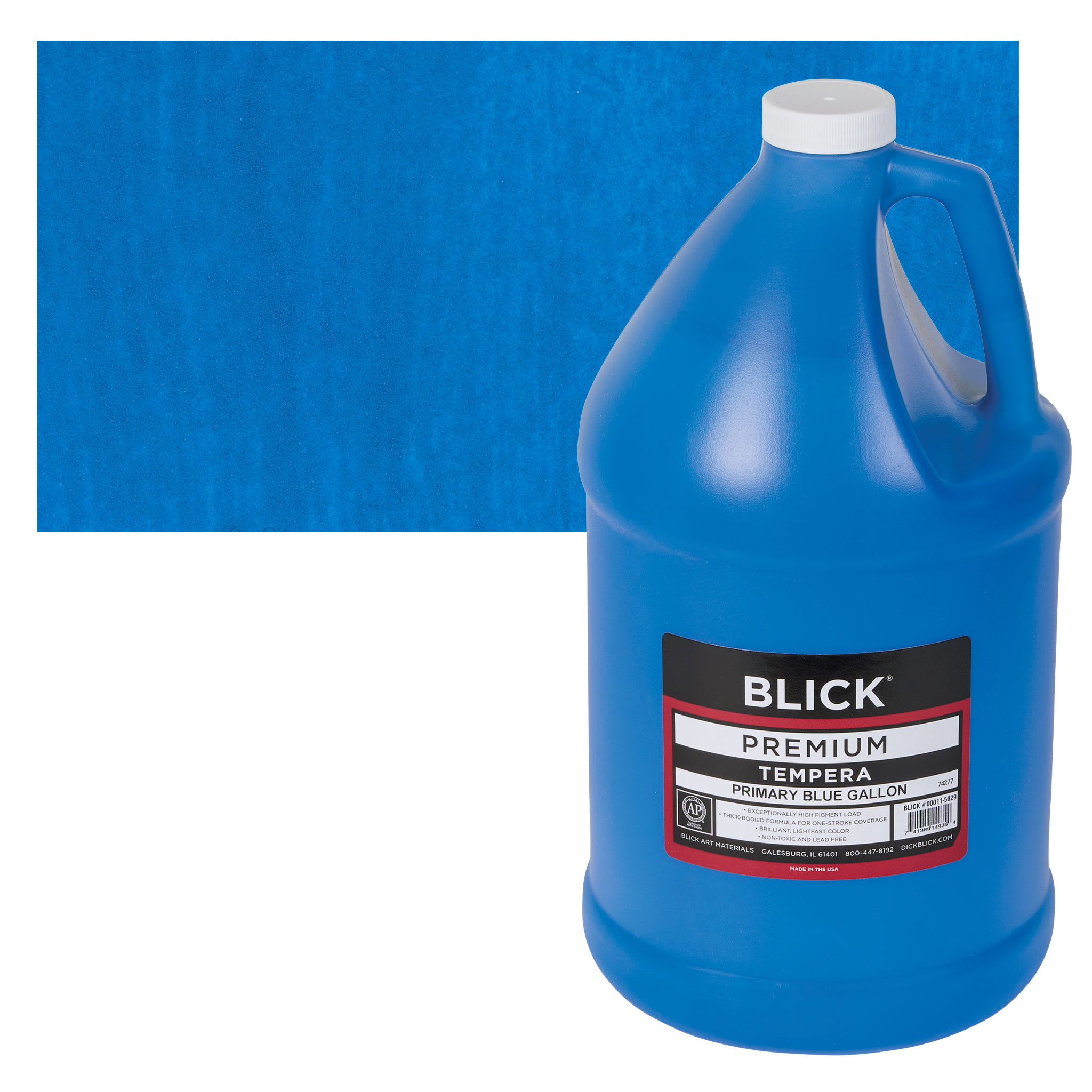 Blick Premium Grade Tempera - Primary Blue, Gallon