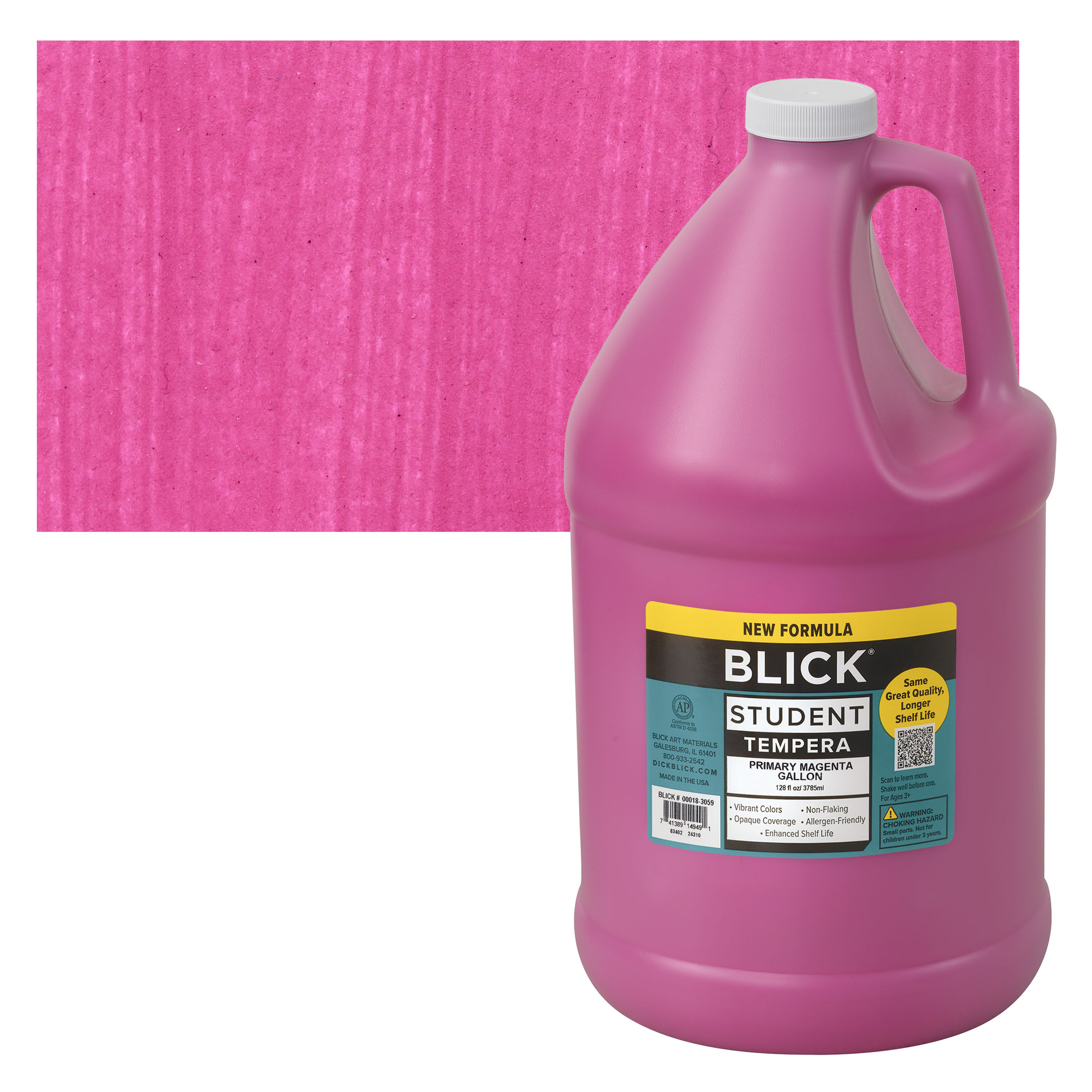 Blick Student Tempera Paint - Primary Magenta, 128 oz bottle
