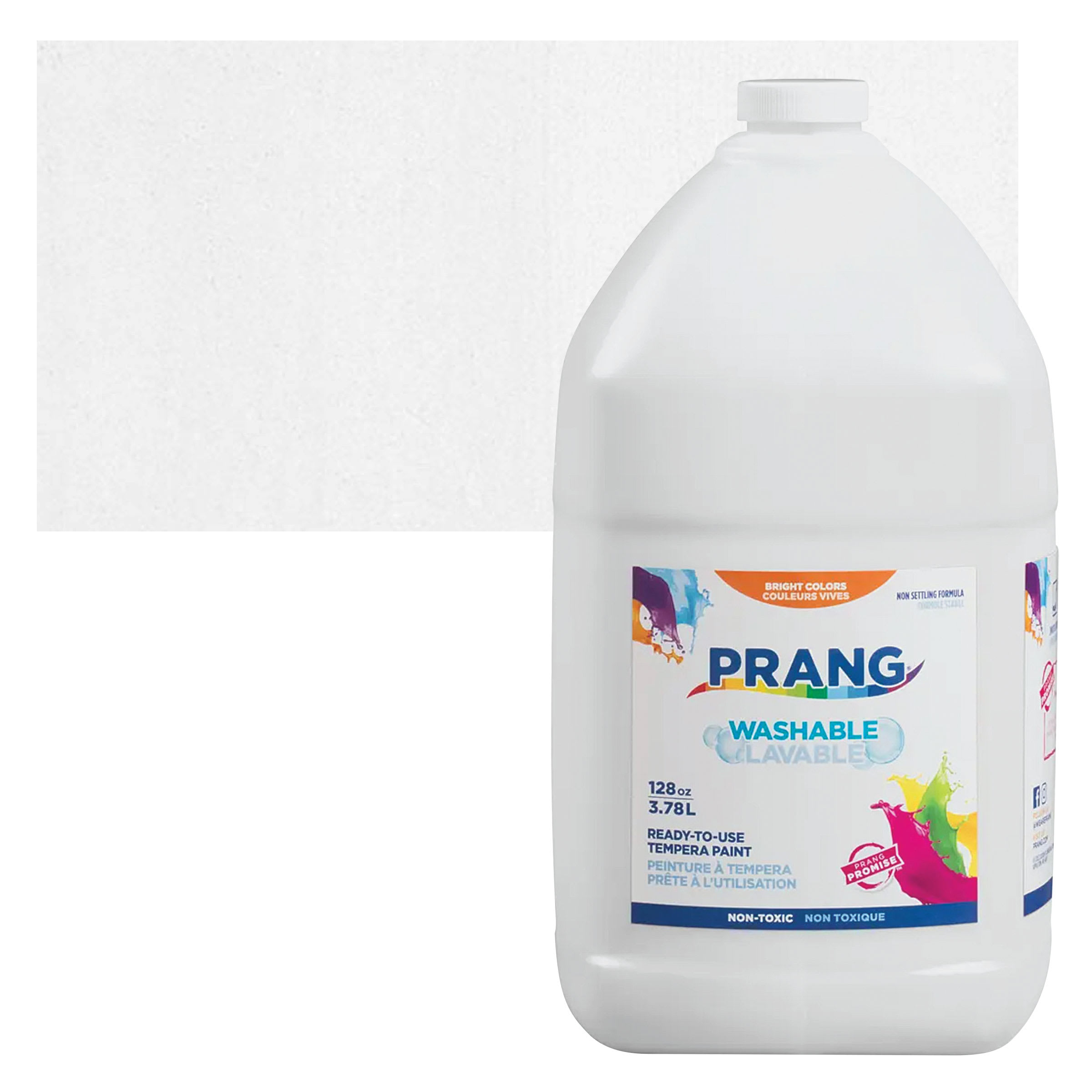 Prang Ready-To-Use Washable Tempera Paint - White, Gallon
