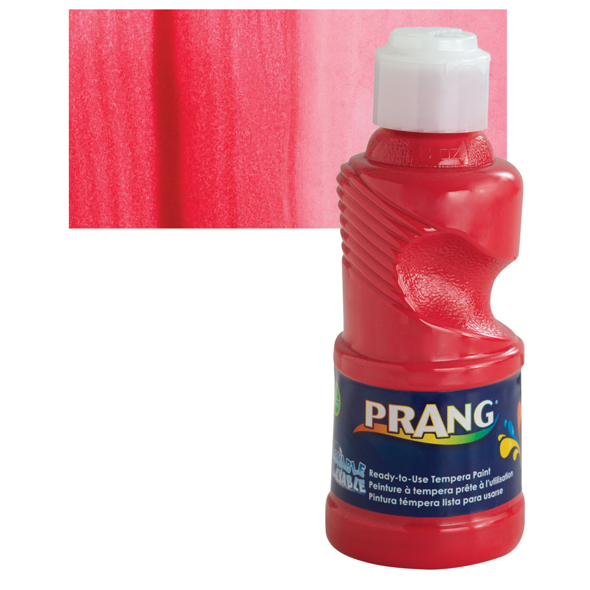 Prang Ready-To-Use Washable Tempera Paints - Red, 8 oz
