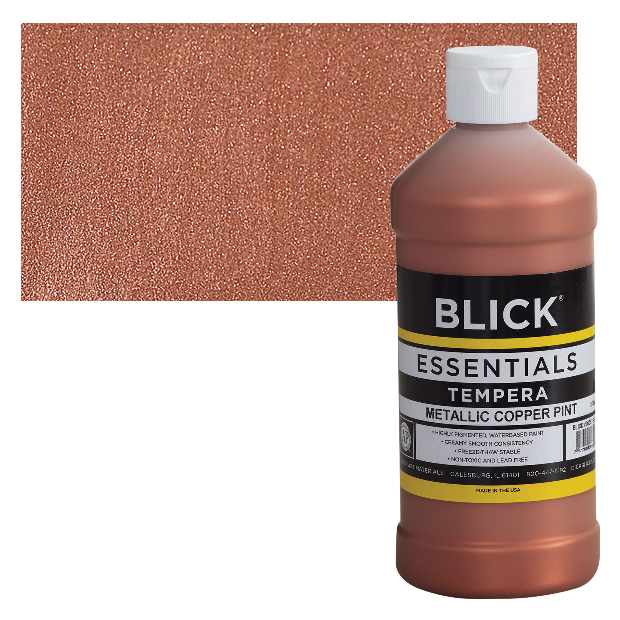 Blick Essentials Tempera - Copper (Metallic), Pint