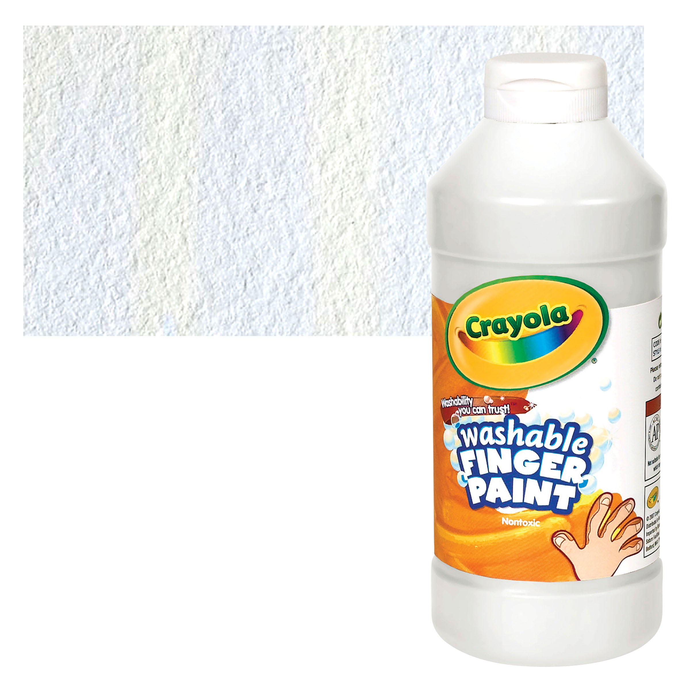 Crayola Washable Fingerpaint, White, 16 oz. (55-1316-053), Plastic | Quill