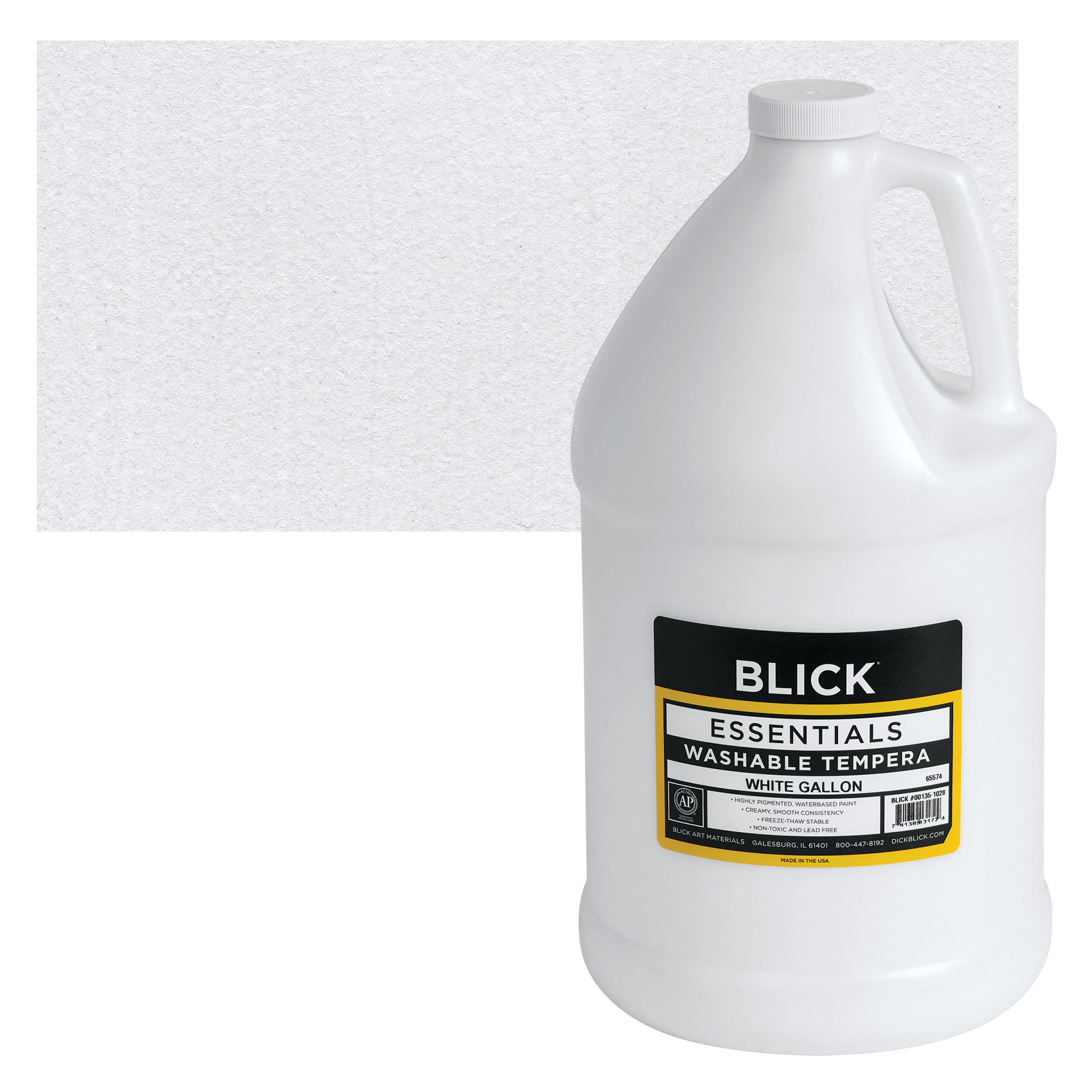 Blick Washable Tempera Paint - White, Gallon