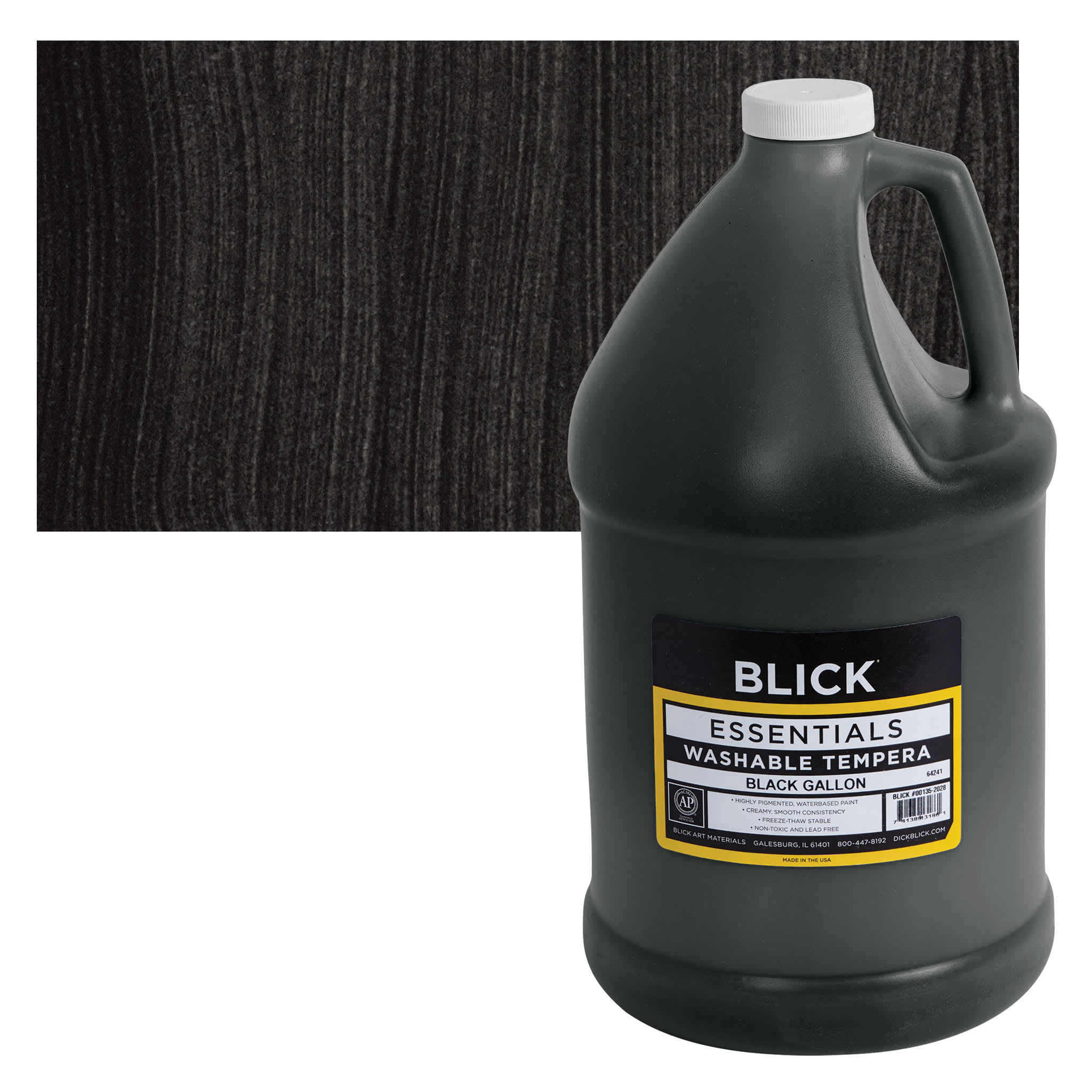 Blick Washable Tempera Paint - Black, Gallon