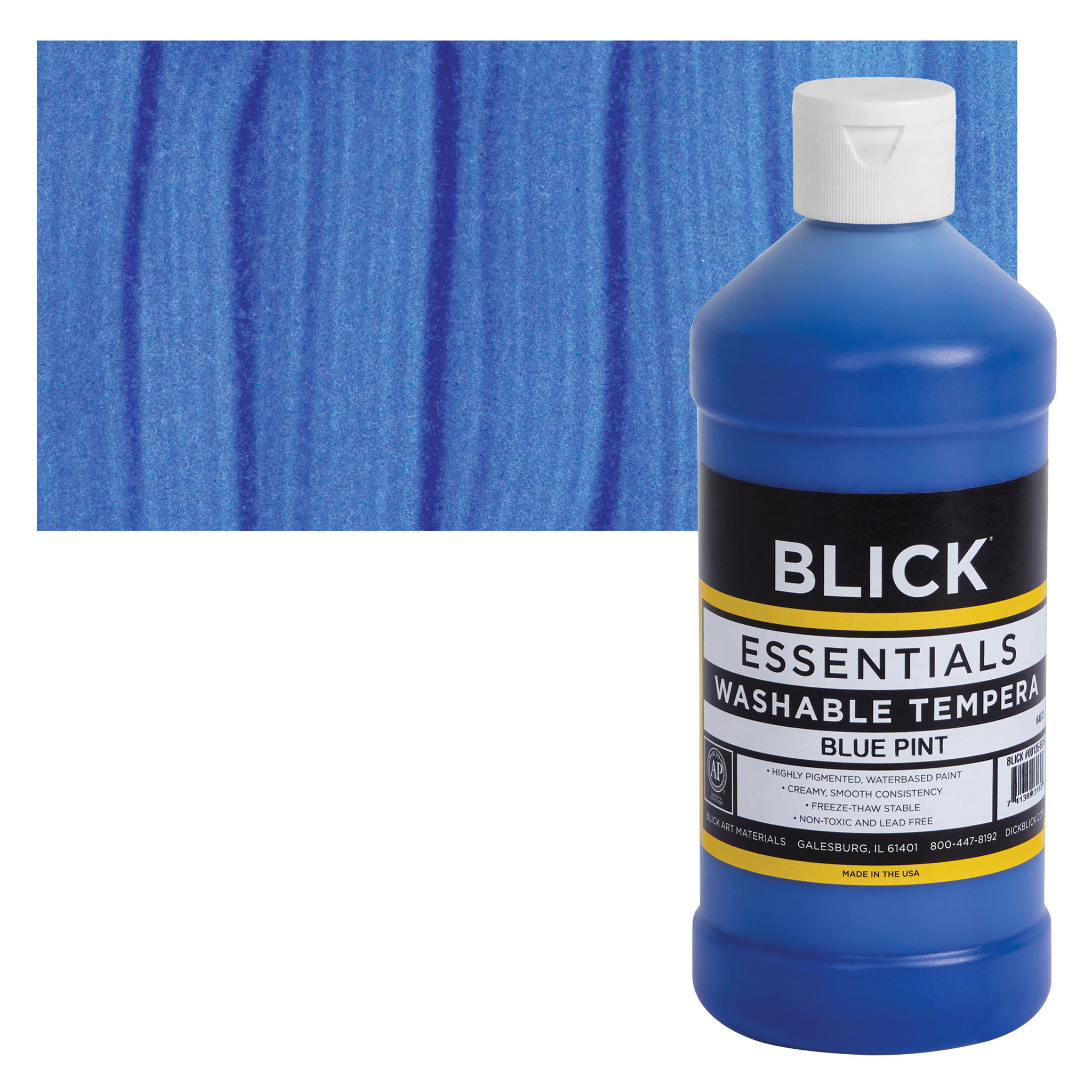 Blick Washable Tempera Paint - Blue, 16 oz