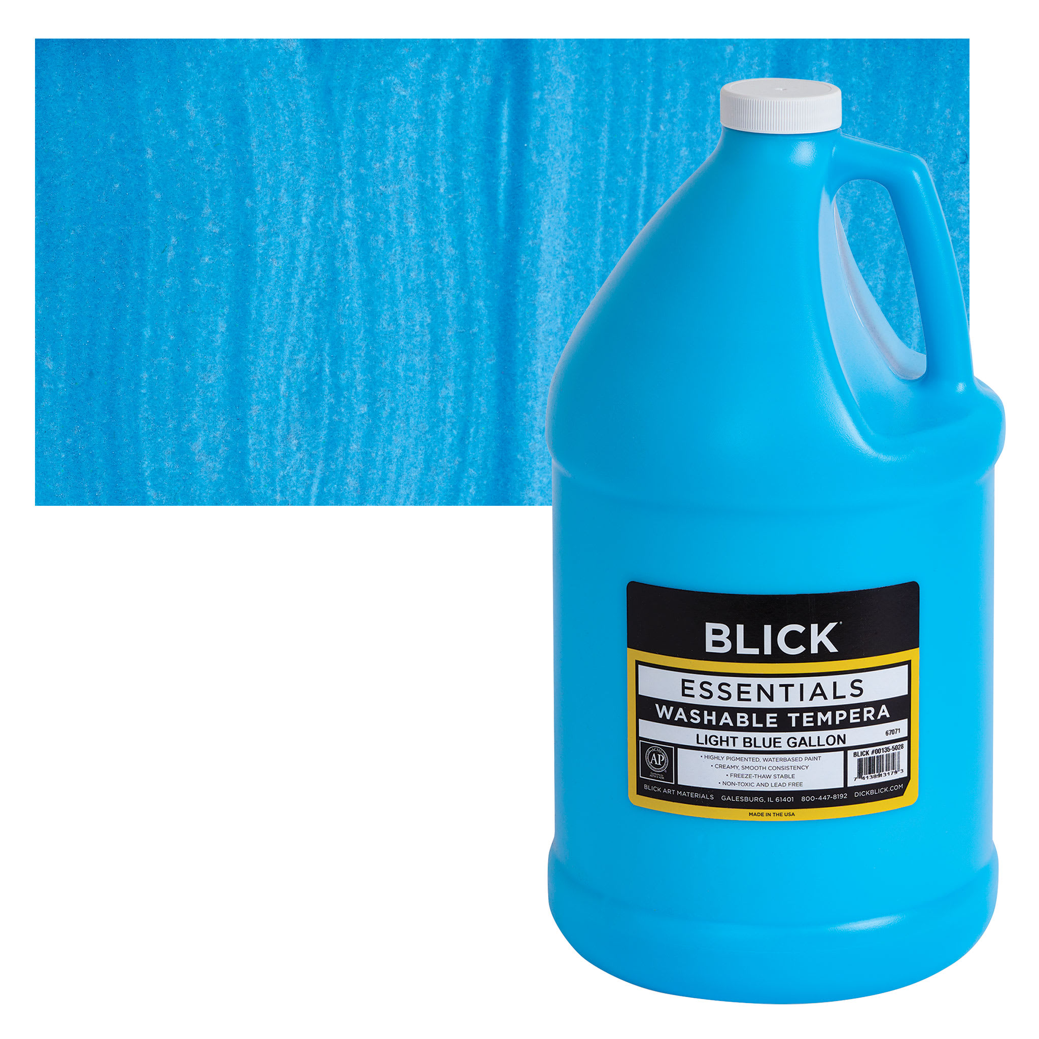 Blick Washable Tempera Paint - Light Blue, Gallon