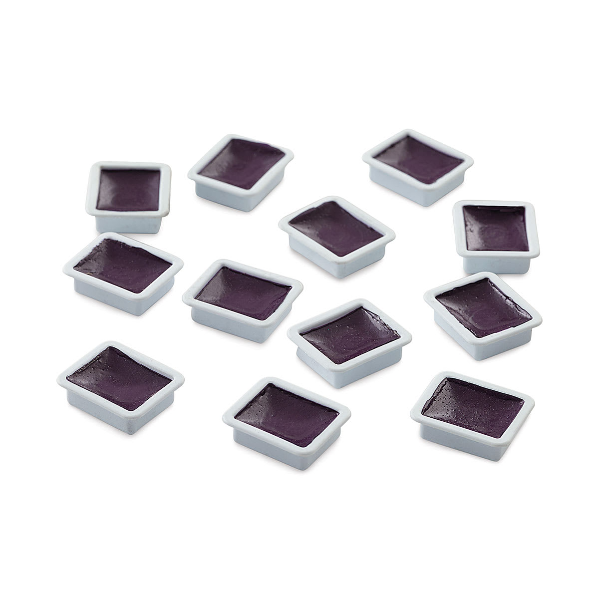 DIXX8013 Half-Pan Watercolors Refill Paint, Red & Violet - Case of 12 - 12 Count