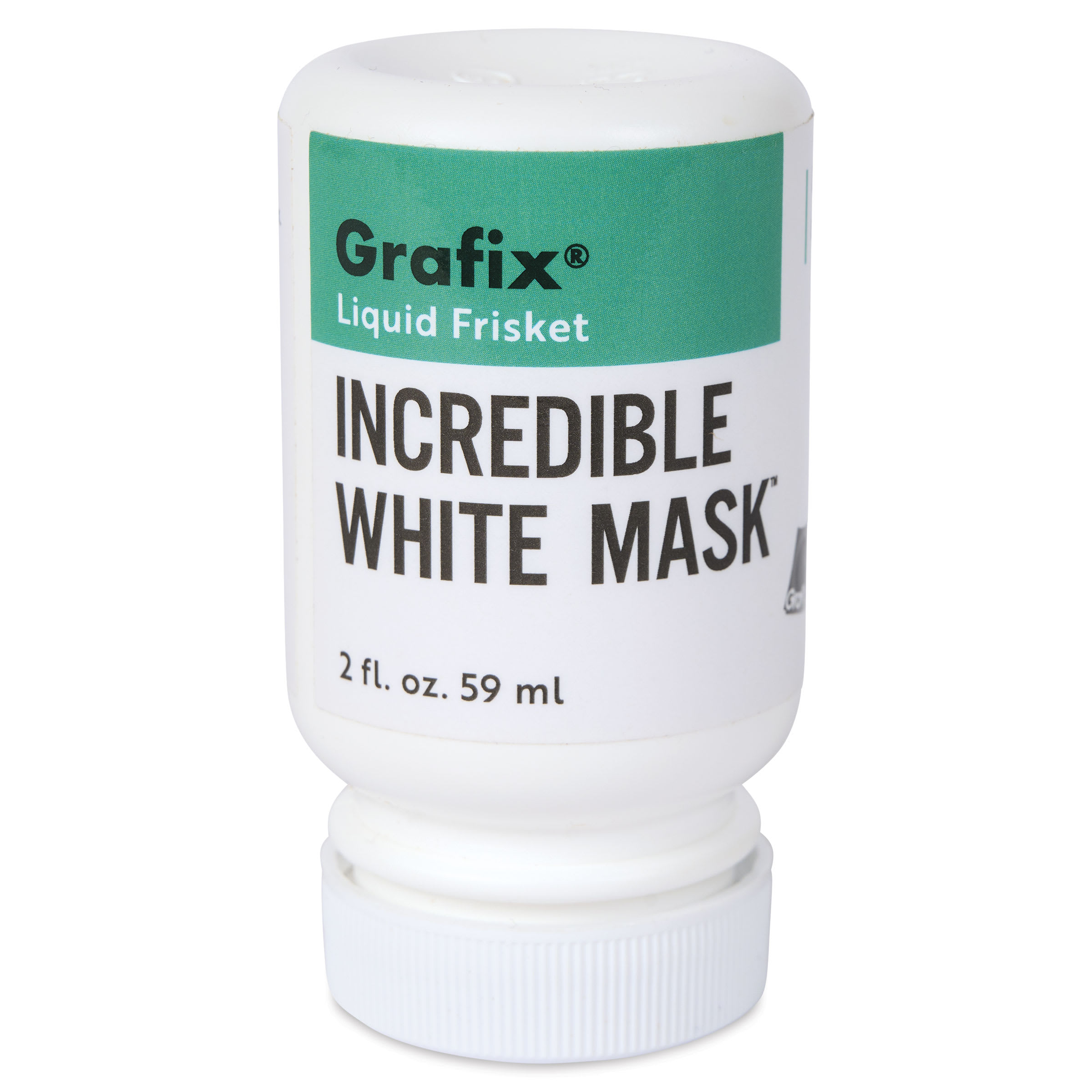 Grafix Incredible White Mask Liquid Frisket - 2 oz bottle