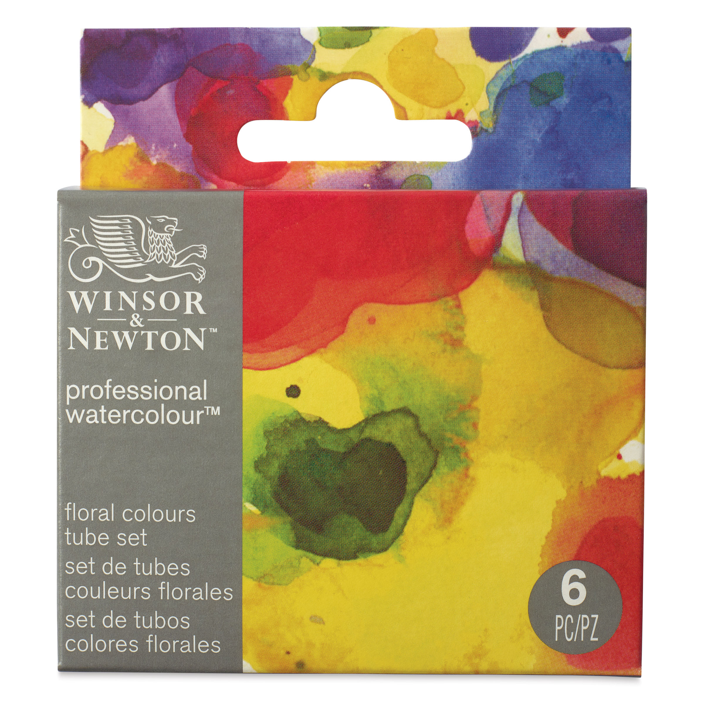 Winsor & Newton Professional Watercolor -  Set of 6, Floral Colors, 5 ml