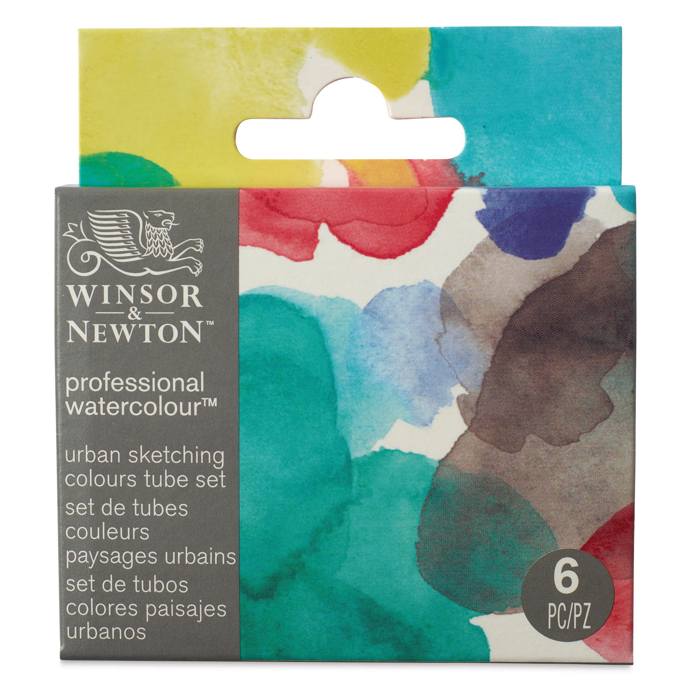 Winsor & Newton Professional Watercolor -  Set of 6, Urban Sketching Colors, 5 ml