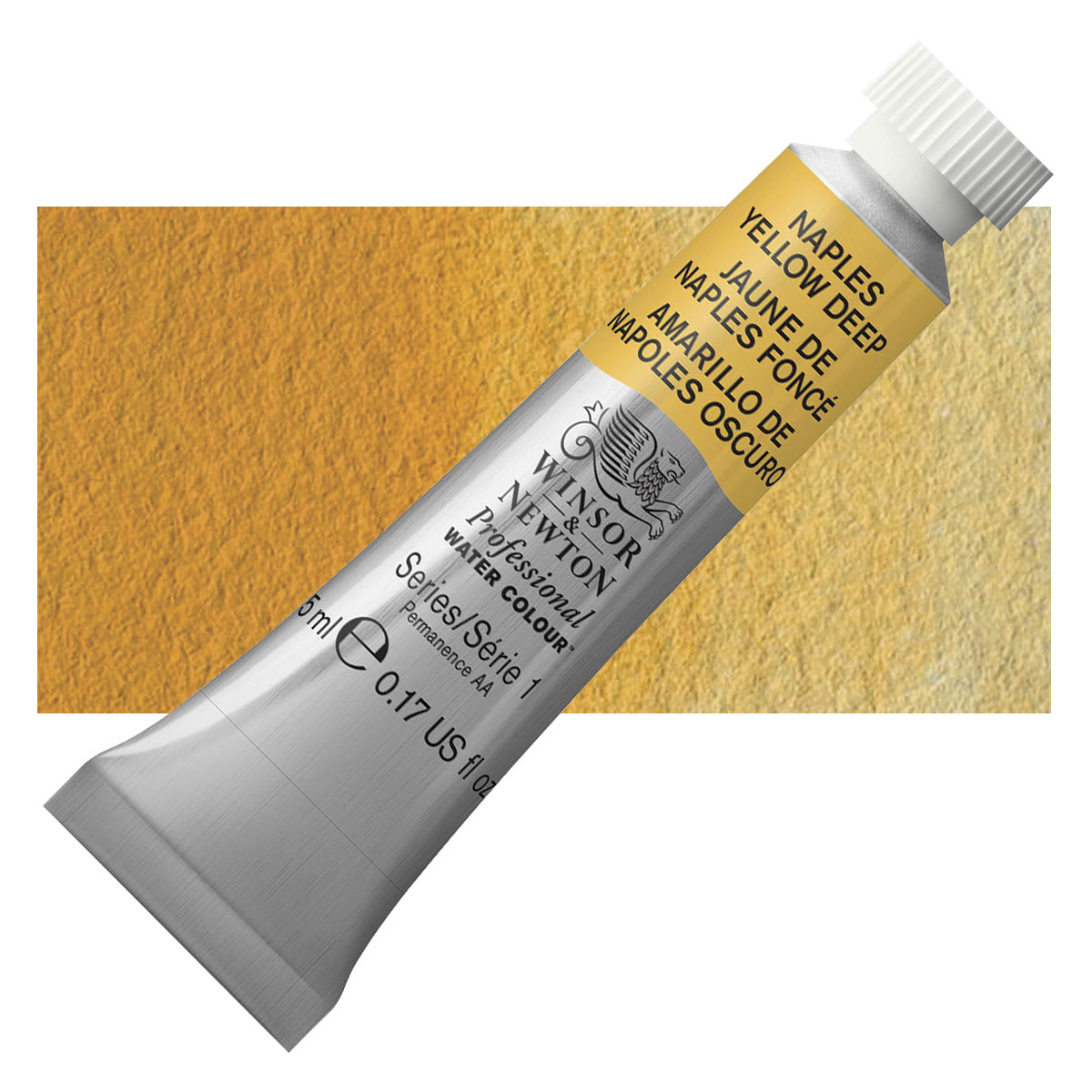 Winsor & Newton Professional Watercolor - Naples Yellow Deep, 5 ml tube