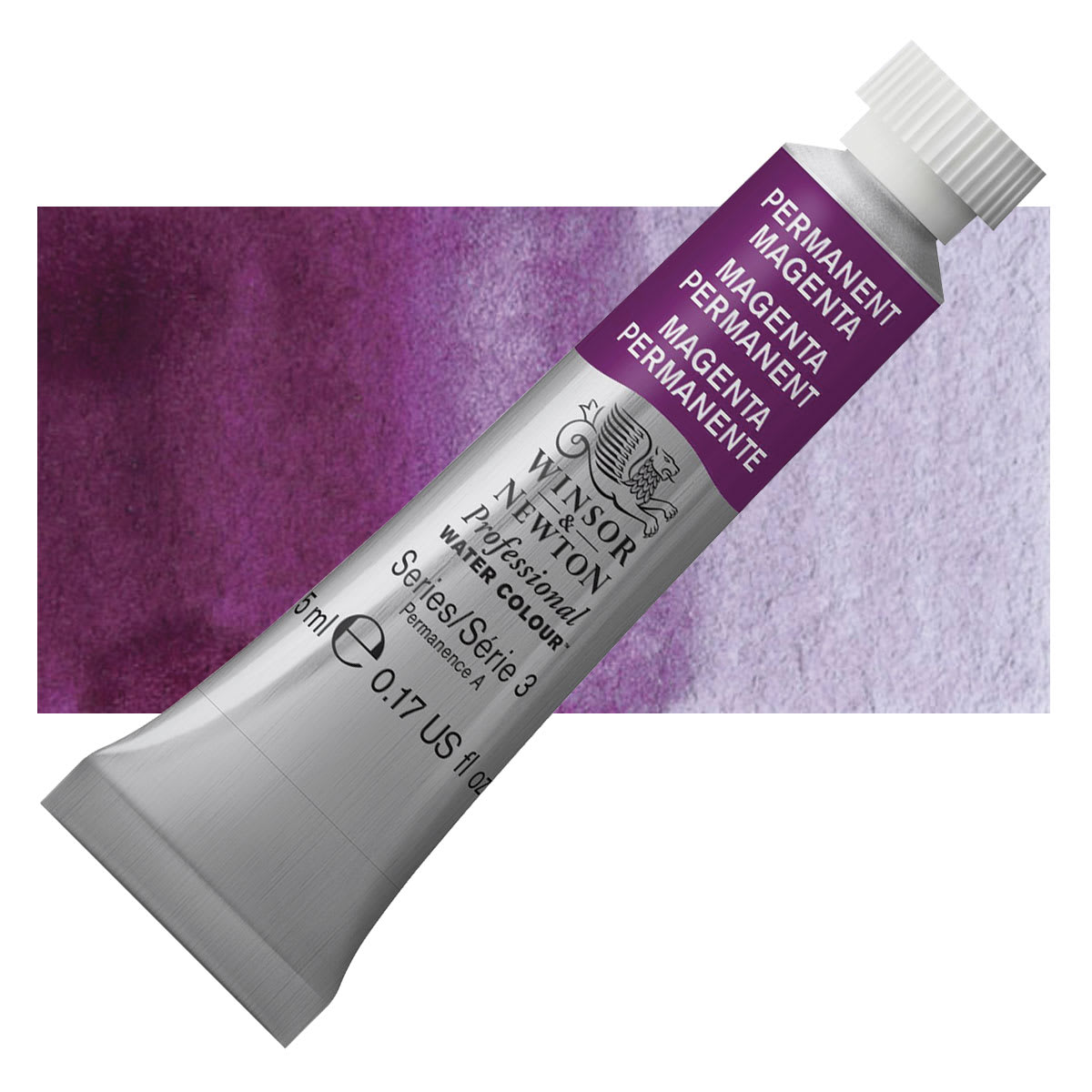 Winsor & Newton Professional Watercolor - Permanent Magenta, 5 ml Tube