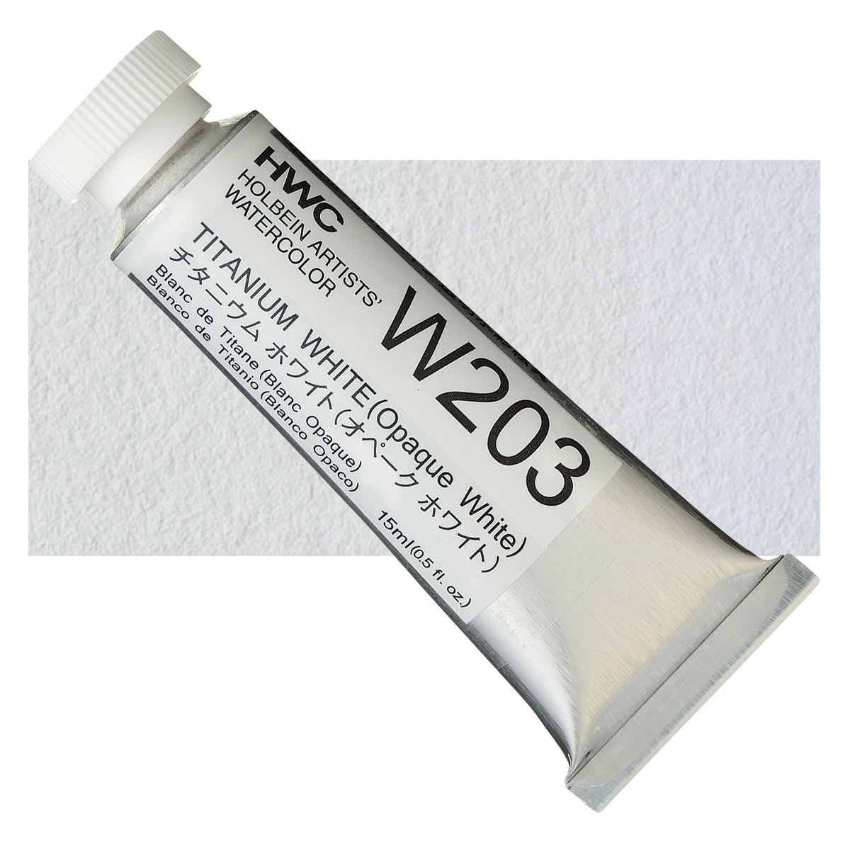 Holbein Artists' Watercolor - Titanium White, 15 ml tube
