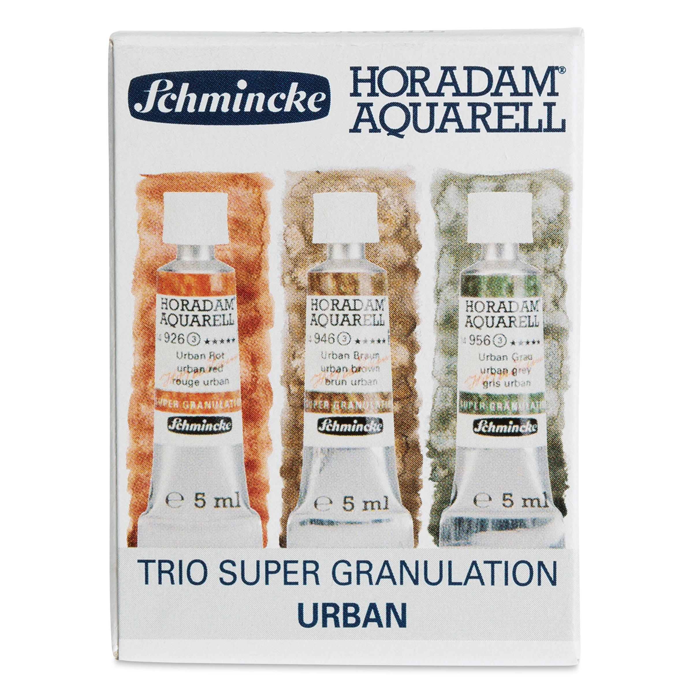 Schmincke Horadam Aquarell Artist Watercolor - Urban, Supergranulation, Set of 3, 5 ml, Tubes
