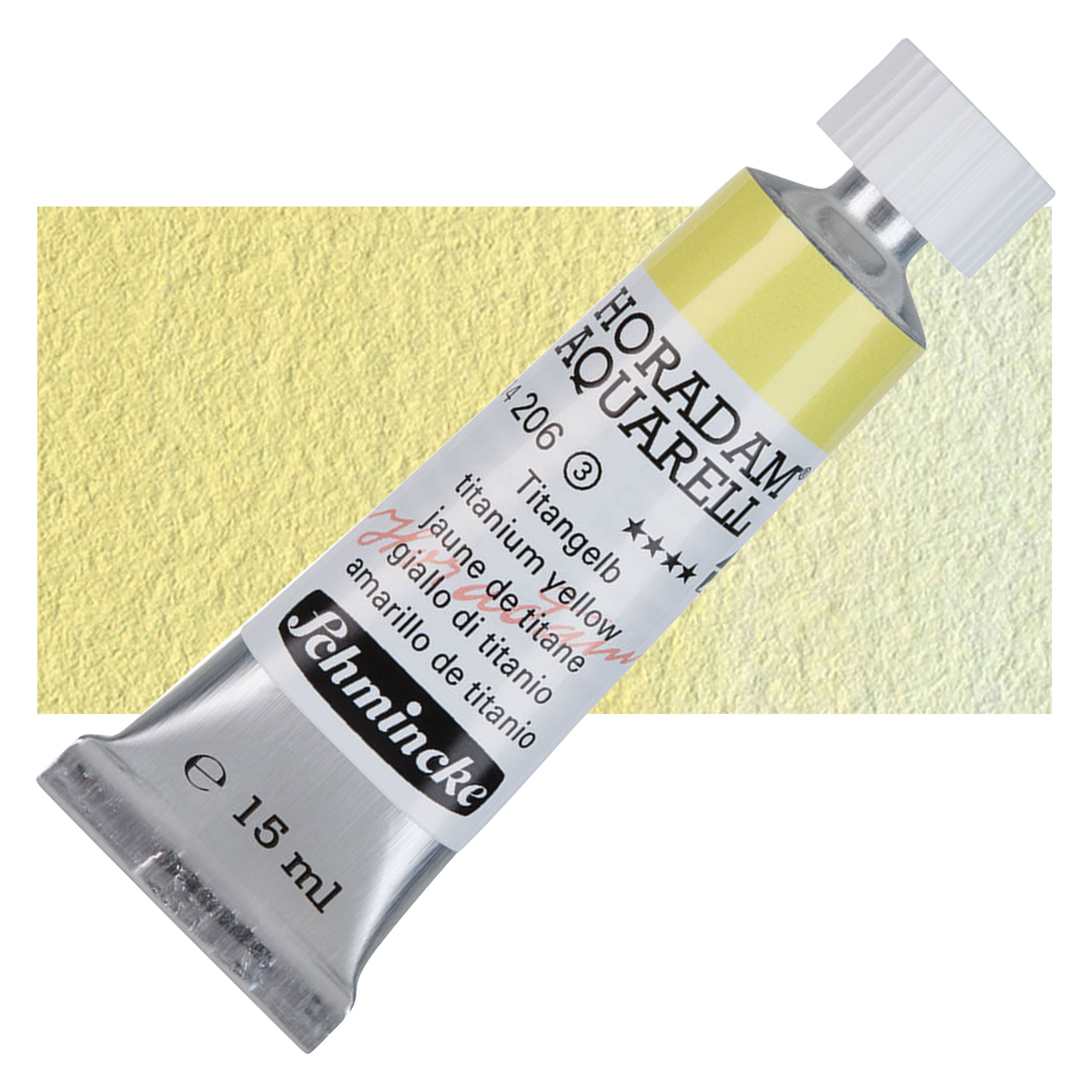 Schmincke Horadam Aquarell Watercolor - Titanium Yellow, 15 ml tube