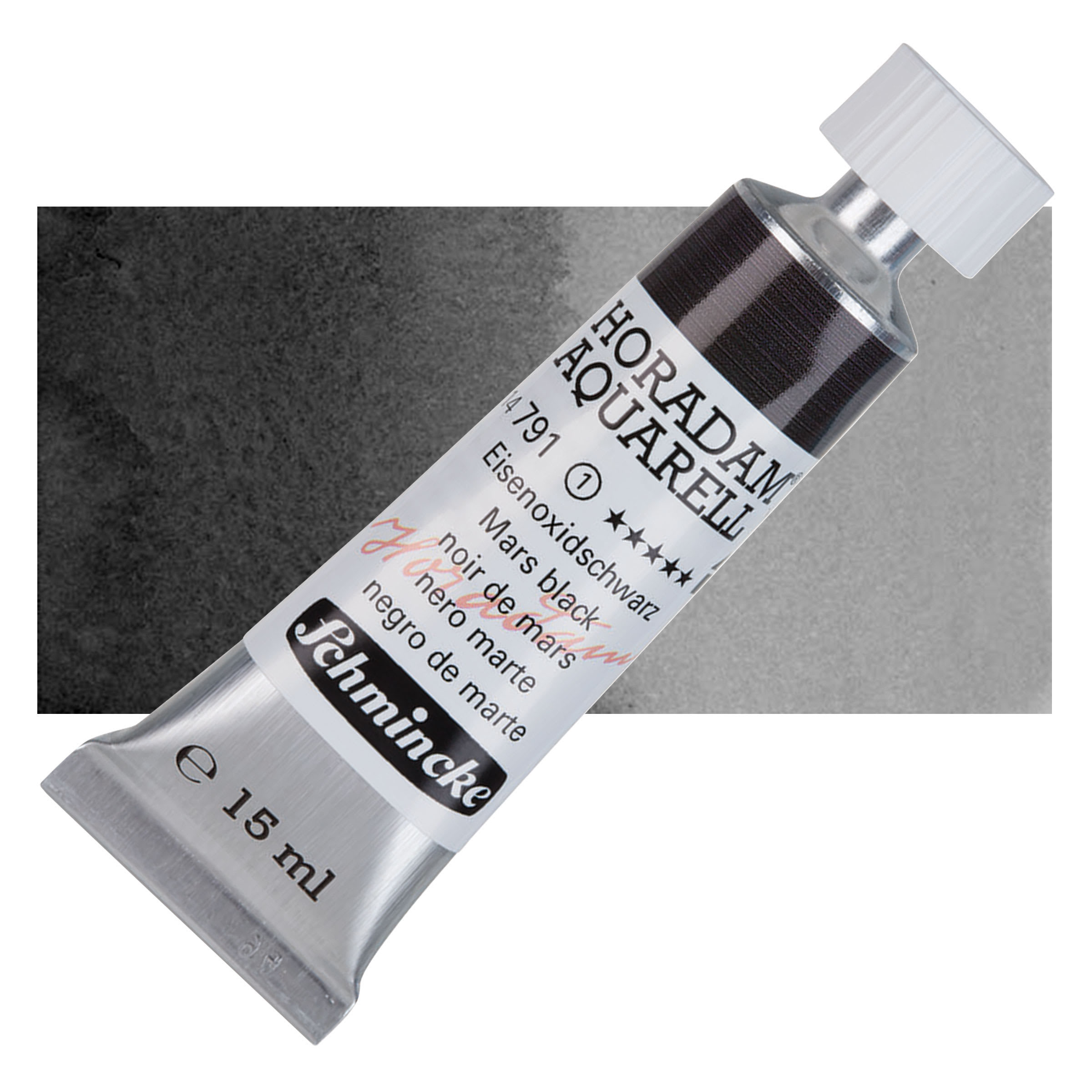 Schmincke Horadam Aquarell Watercolor - Mars Black, 15 ml tube