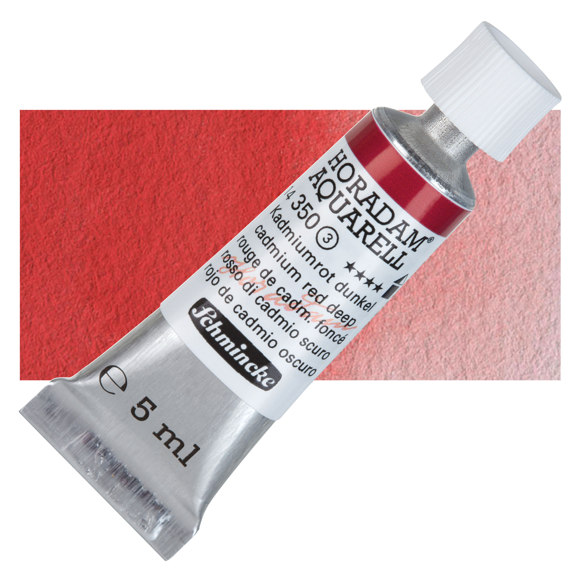 Schmincke Horadam Aquarell Artist Watercolor - Cadmium Red Deep, 5 ml tube