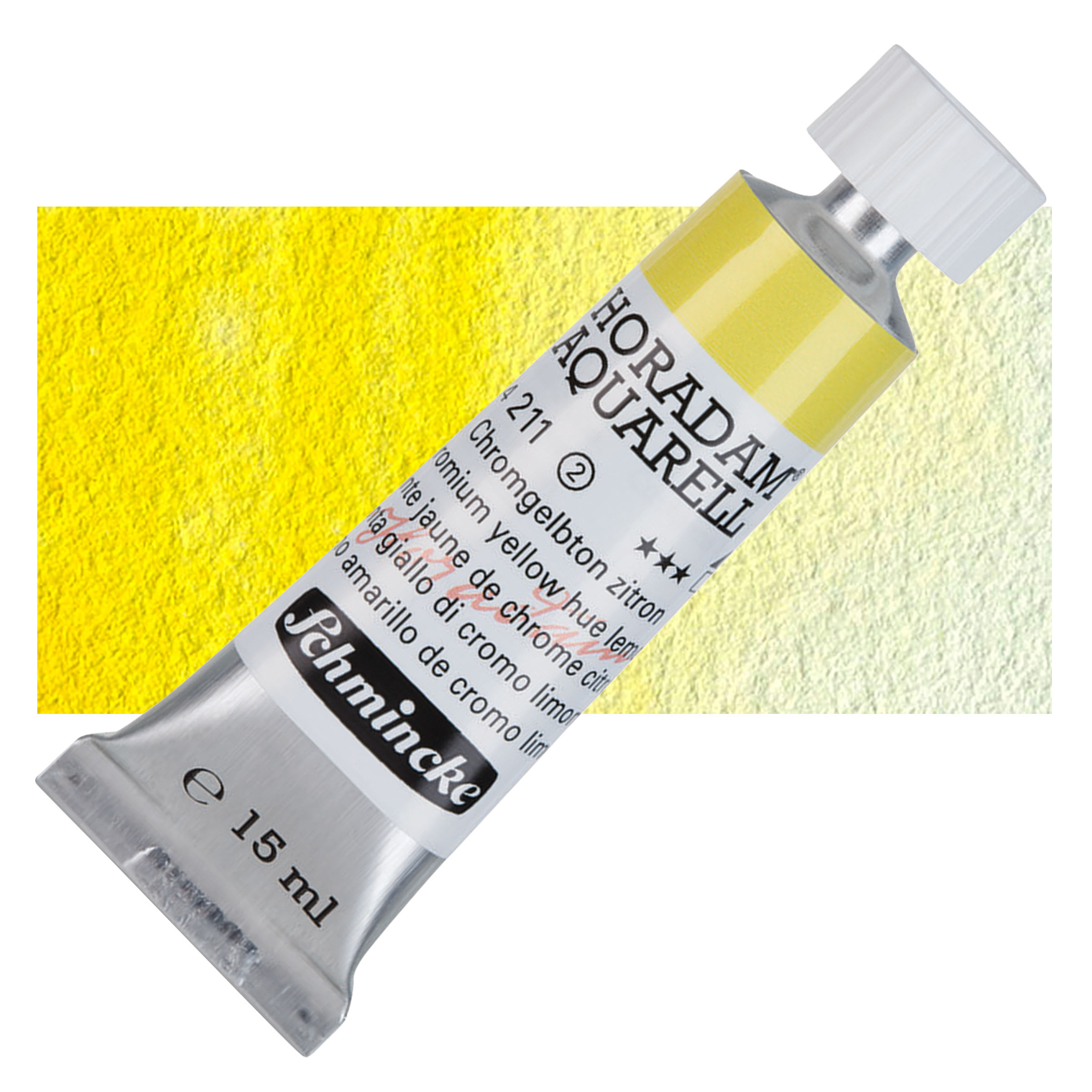 Schmincke Horadam Aquarell Watercolor - Chromium Yellow Hue Lemon, 15 ml tube