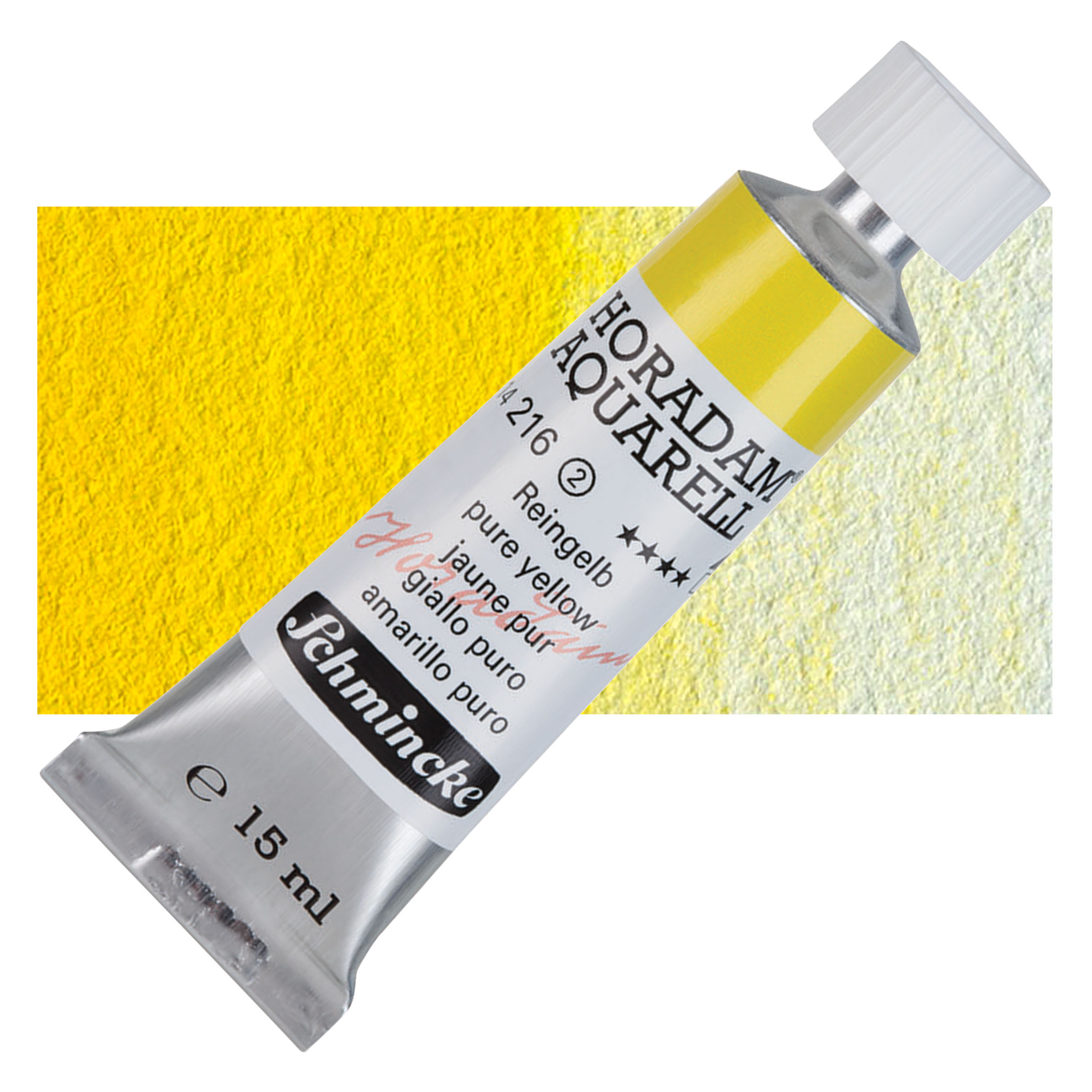 Schmincke Horadam Aquarell Artist Watercolor - Pure Yellow, 15 ml tube
