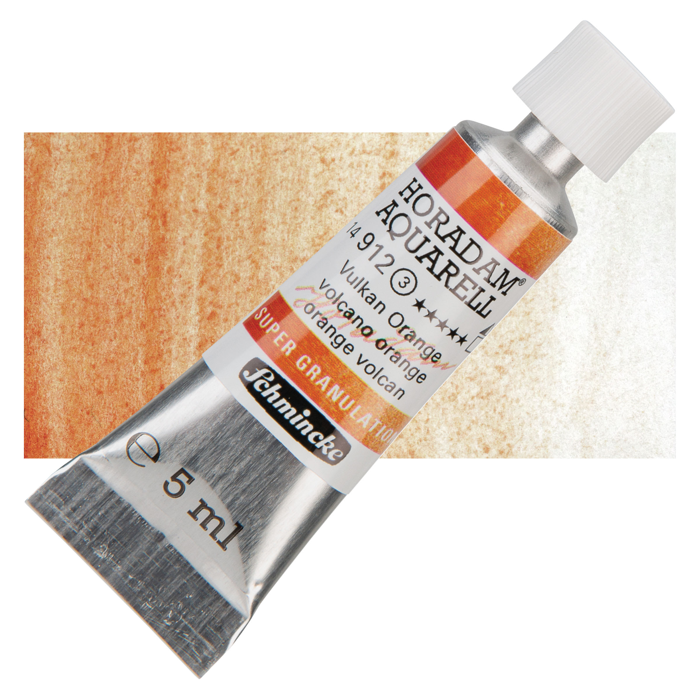 Schmincke Horadam Aquarell Artist Watercolor - Volcano Orange, Supergranulation, 5 ml tube