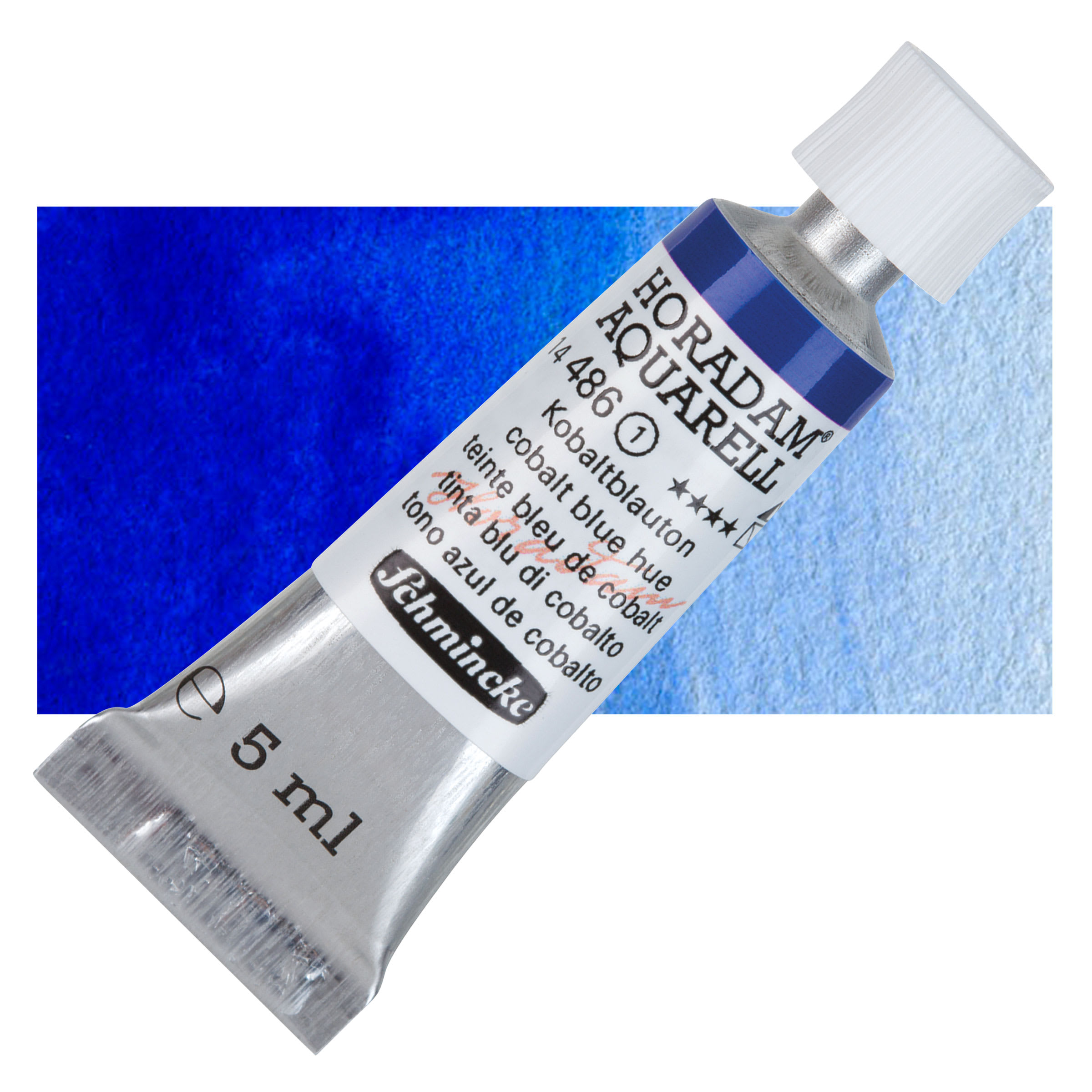 Schmincke Horadam Aquarell Artist Watercolor - Cobalt Blue Hue, 5 ml tube