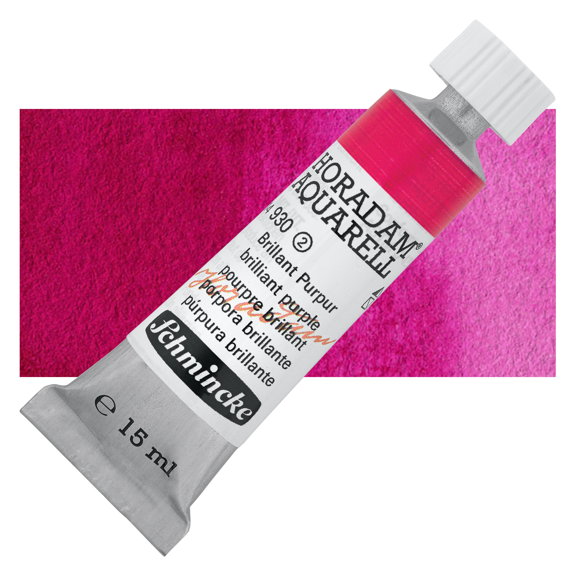Schmincke Horadam Aquarell Artist Watercolor - Brilliant Purple, 15 ml tube