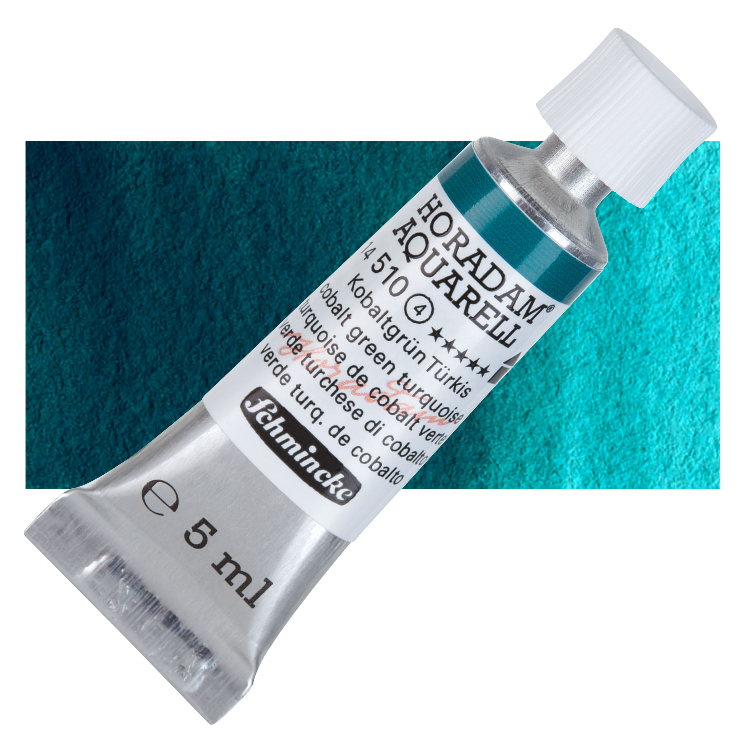 Schmincke Horadam Aquarell Artist Watercolor - Cobalt Green Turquoise, 5 ml tube