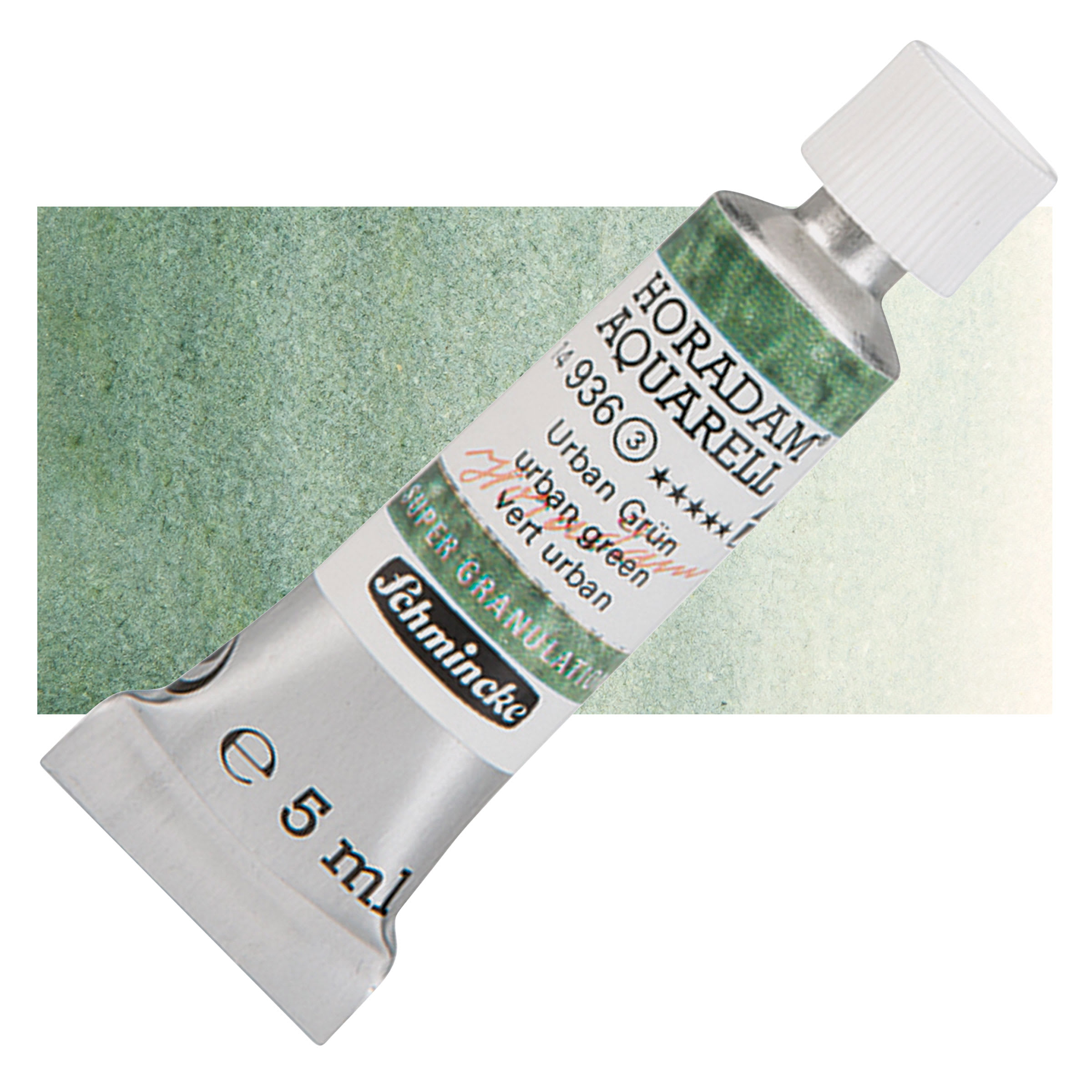 Schmincke Horadam Aquarell Artist Watercolor - Urban Green, Supergranulation, 5 ml tube