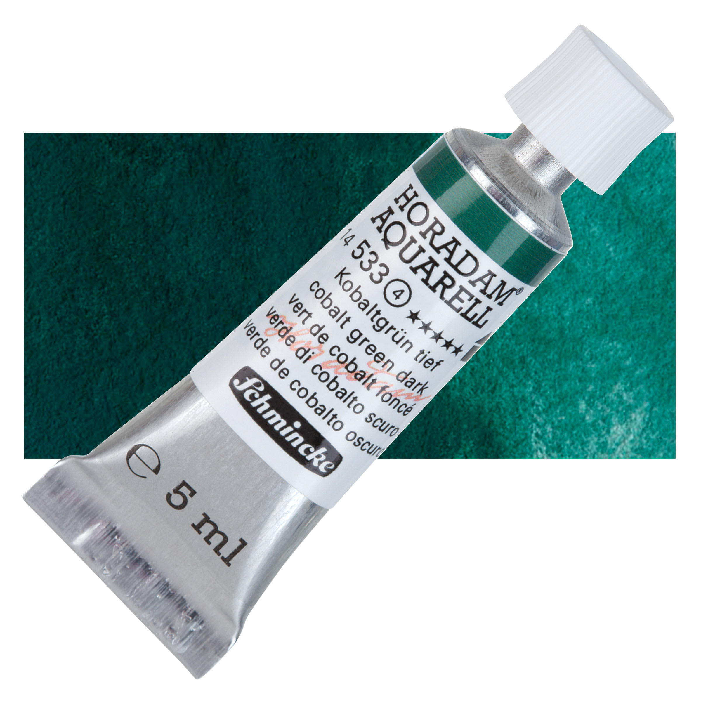 Schmincke Horadam Aquarell Artist Watercolor - Cobalt Green Dark, 5 ml tube