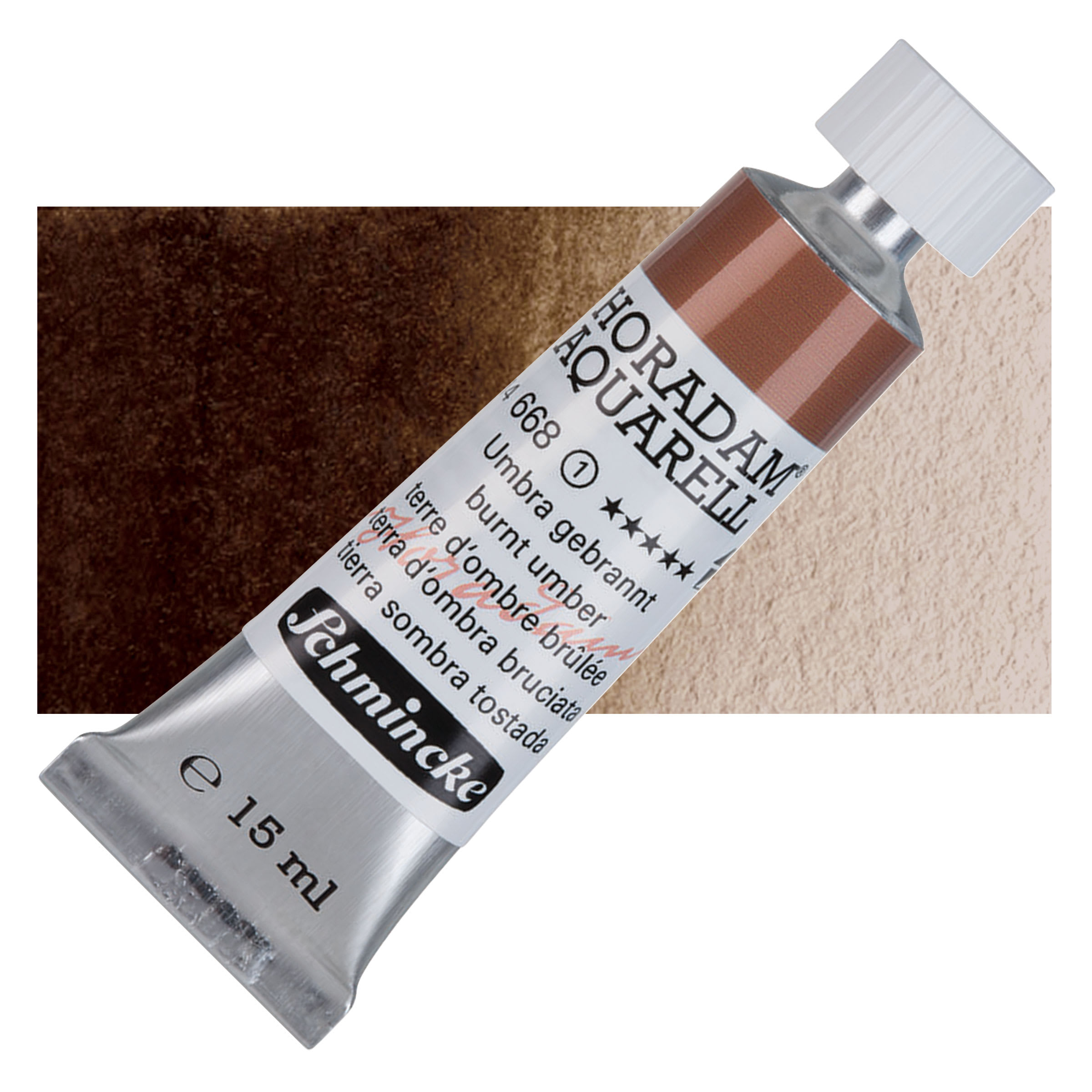 Schmincke Horadam Aquarell Artist Watercolor - Burnt Umber, 15 ml tube