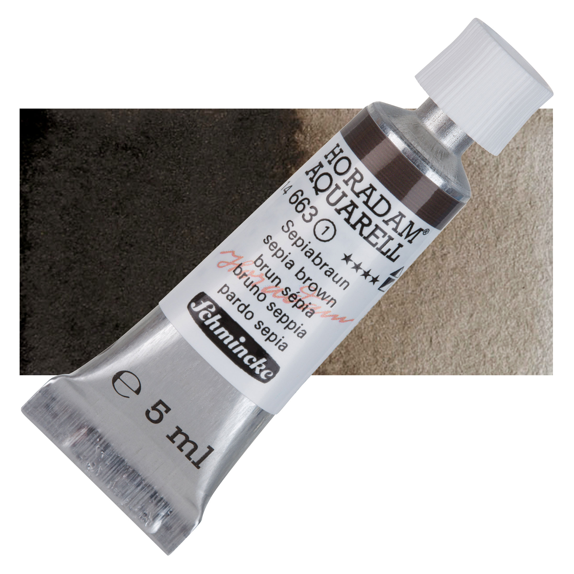 Schmincke Horadam Aquarell Artist Watercolor - Sepia Brown, 5 ml tube