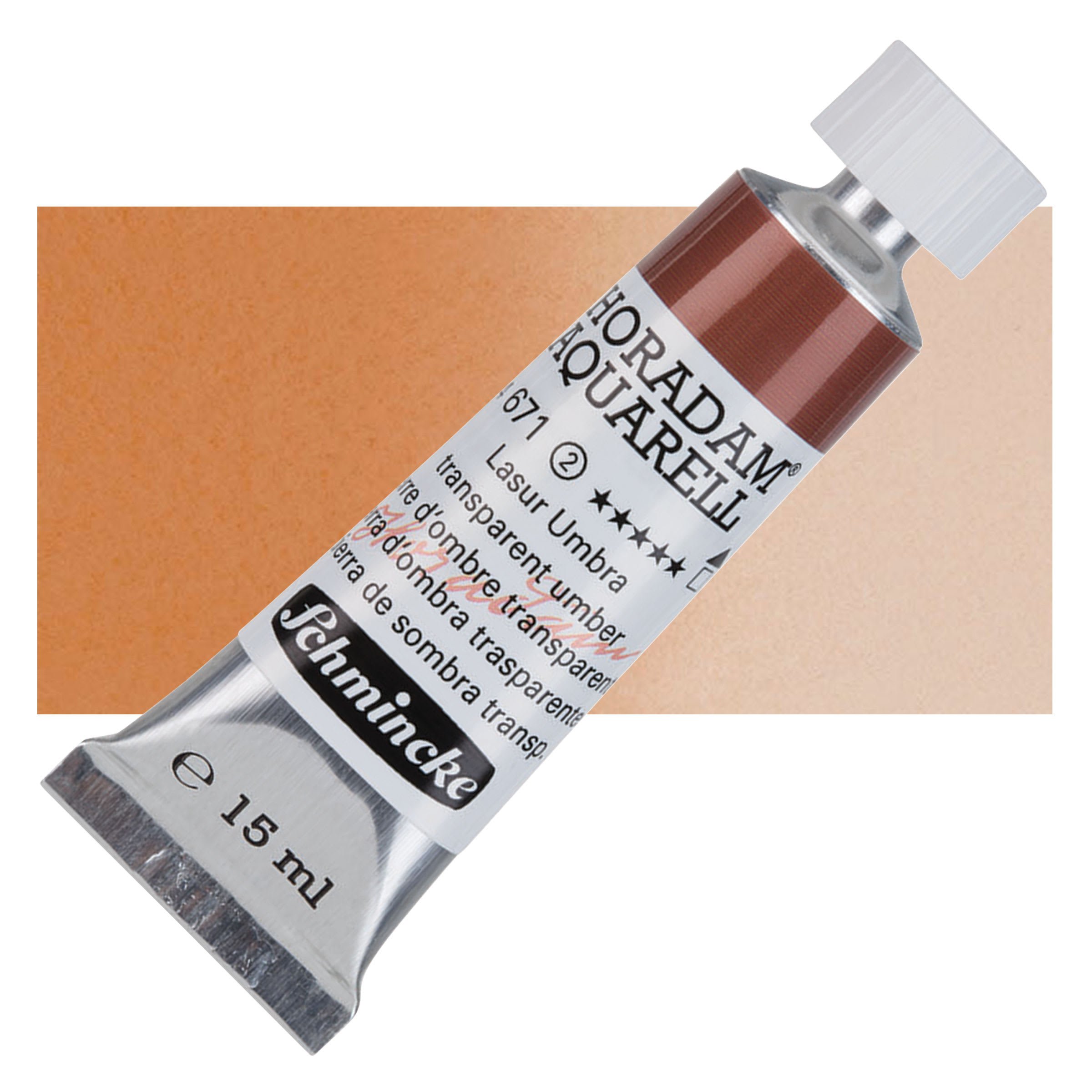 Schmincke Horadam Aquarell Watercolor - Transparent Umber, 15 ml tube