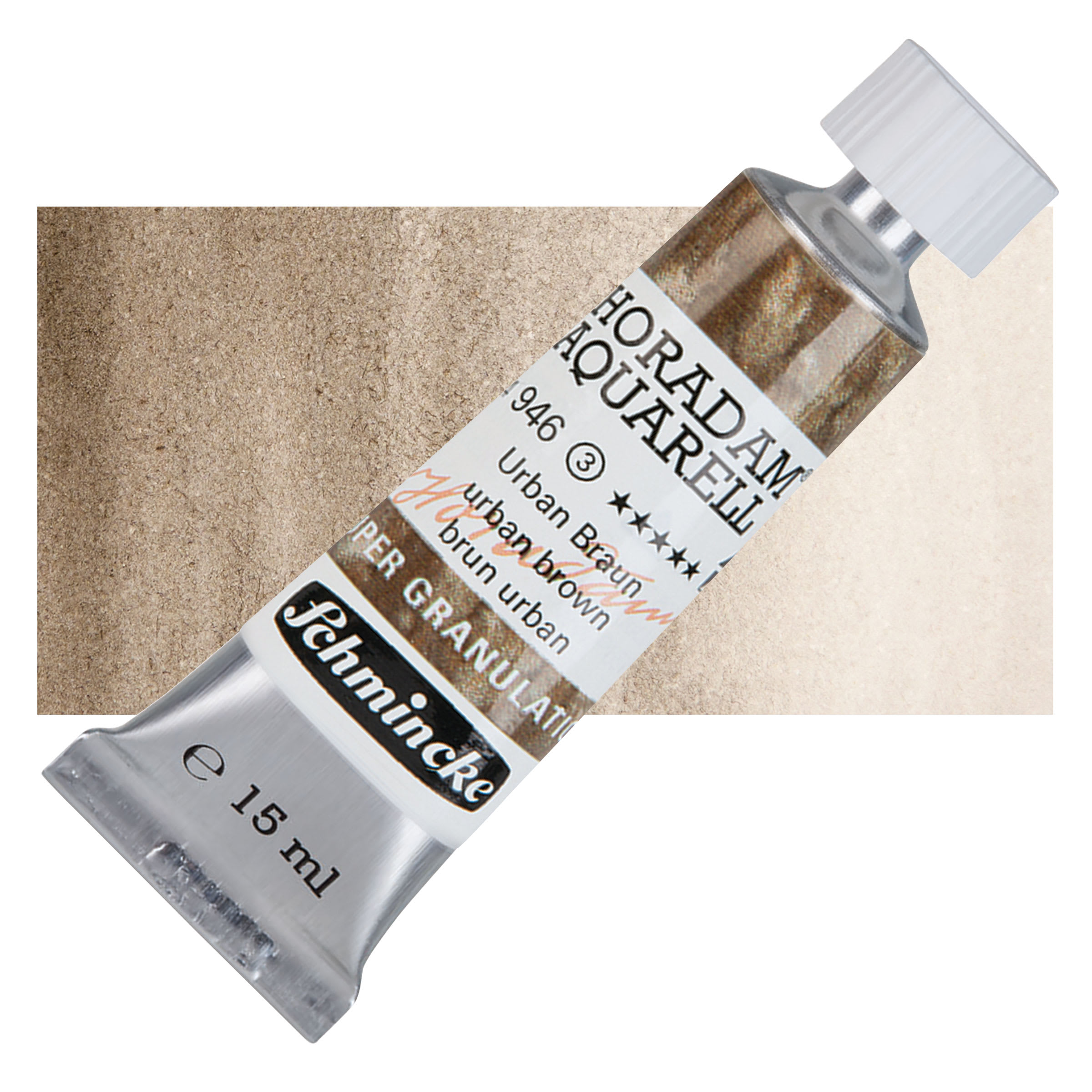 Schmincke Horadam Aquarell Artist Watercolor - Urban Brown, Supergranulation, 15 ml tube