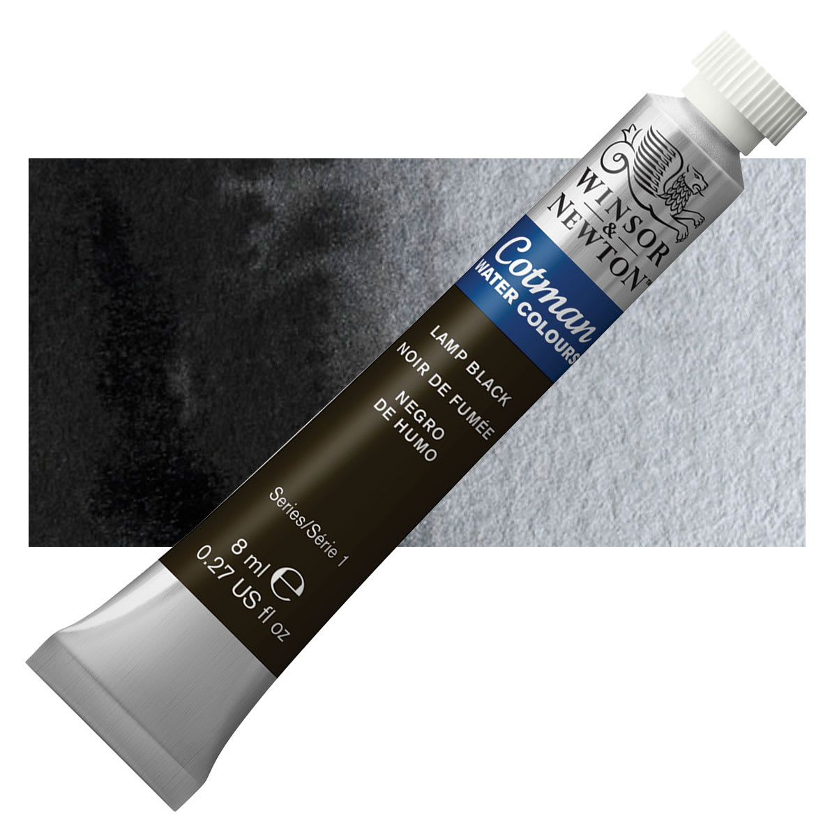 Winsor & Newton® Cotman® Watercolor, 8 ml Paint in Lamp Black | 8 fl oz
