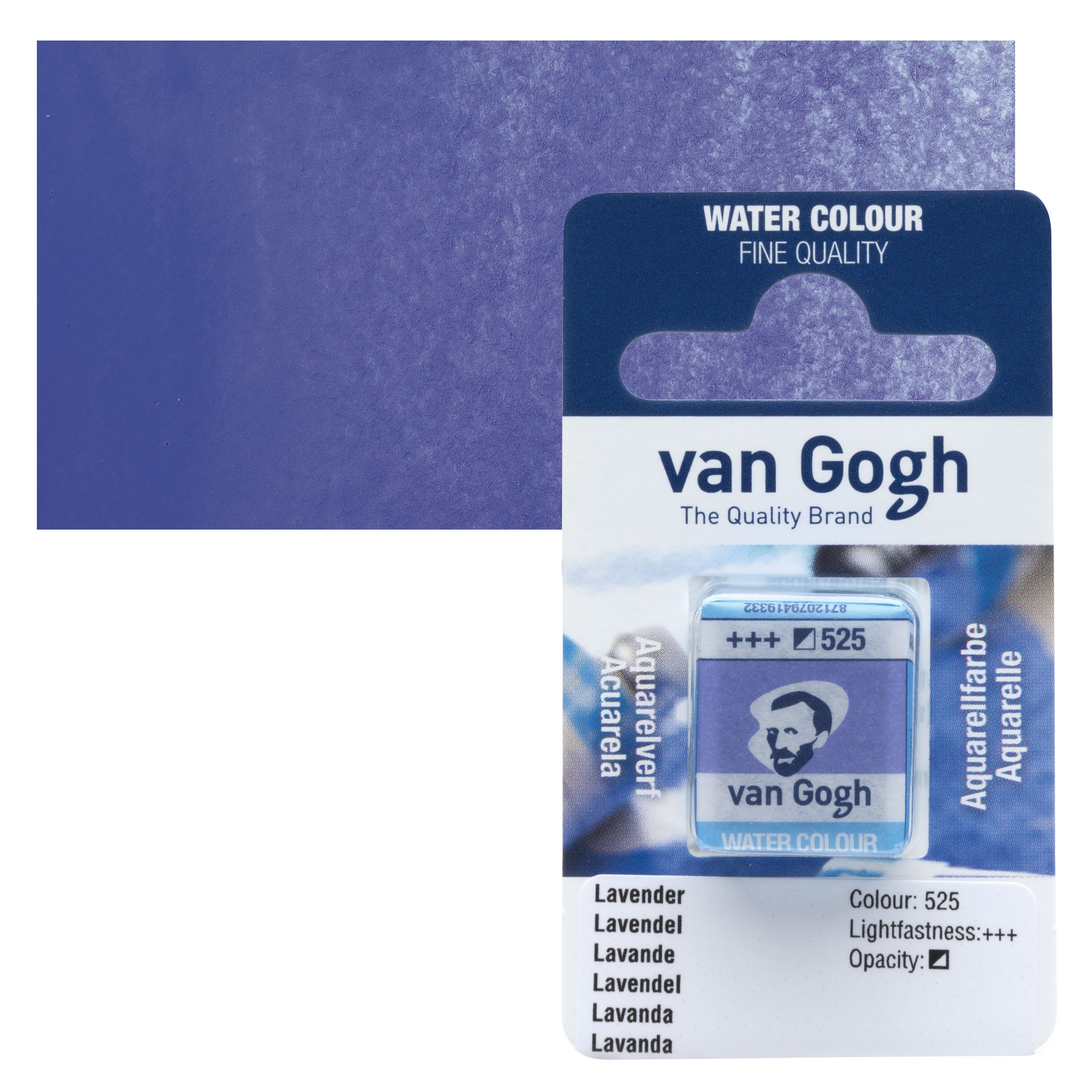 Van Gogh Watercolor Half Pan - Lavender