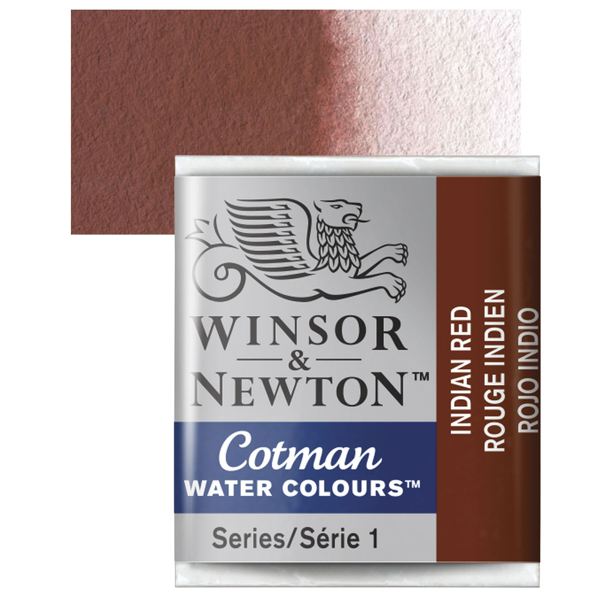 Winsor & Newton Cotman Watercolor Half Pan - Indian Red