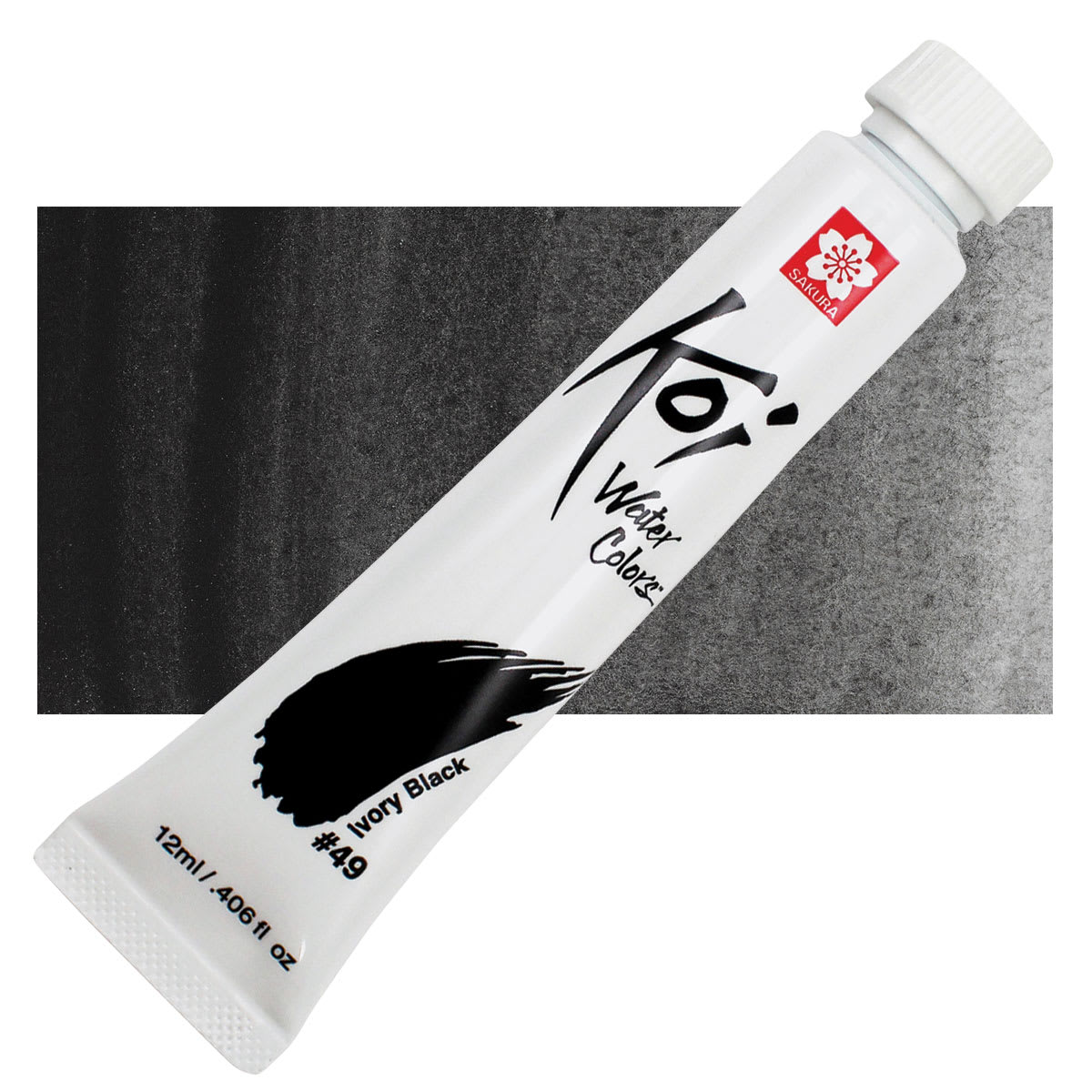Sakura Koi Watercolor - Ivory Black, 12 ml, Tube