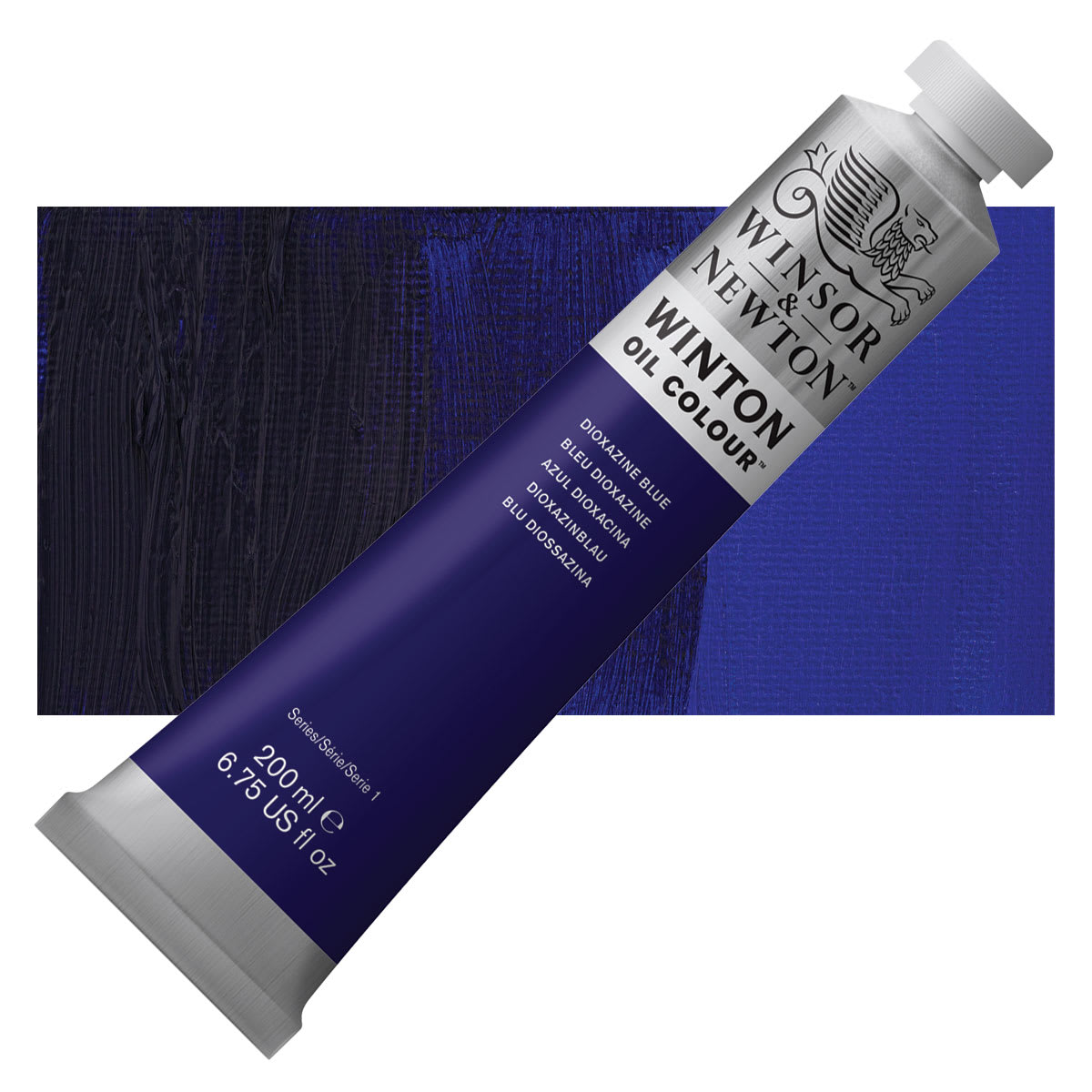 Winsor & Newton™ Winton 6.75 oz Oil Colour™ Paint in 406 Dioxazine Blue | 6.75 fl oz