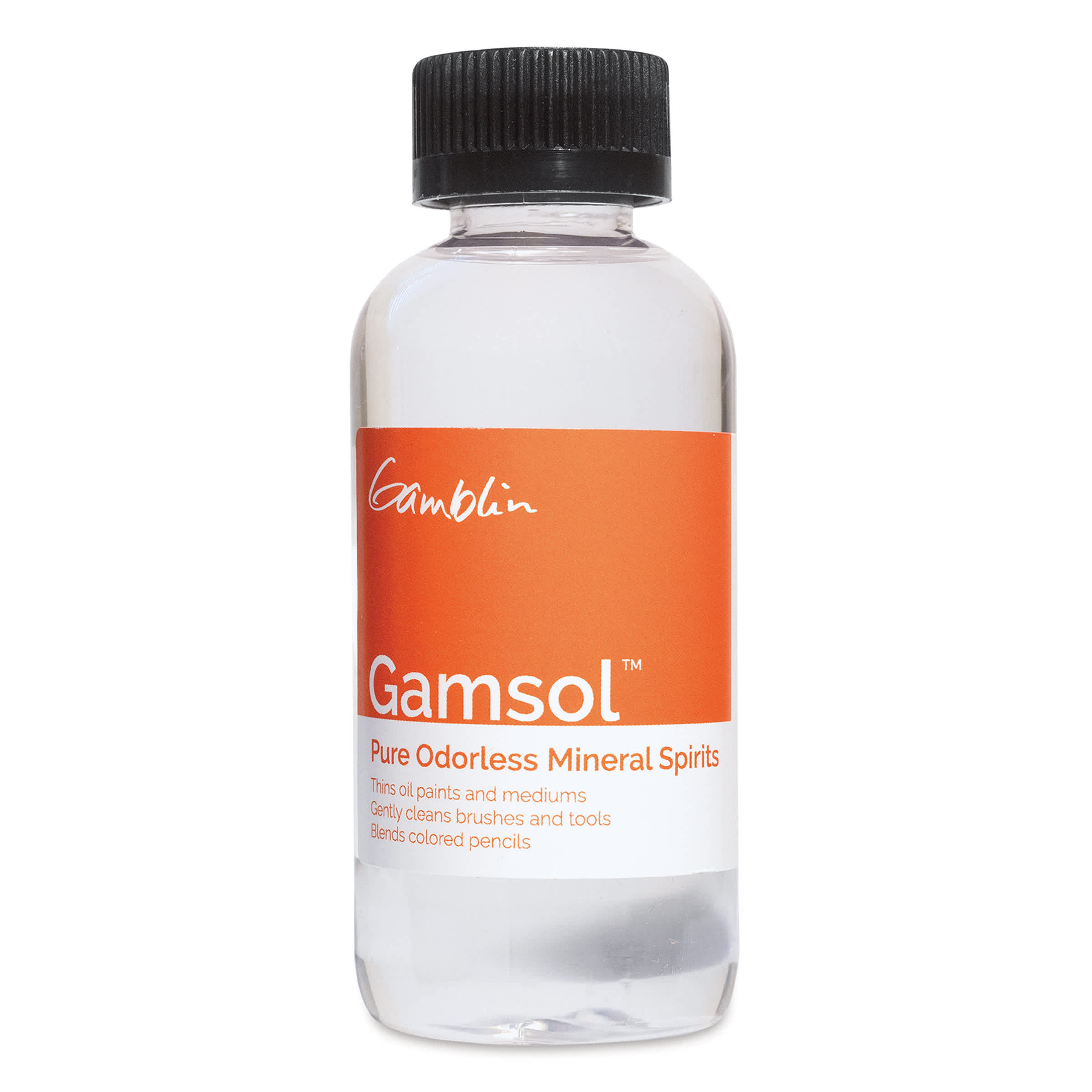 Gamblin Gamsol Odorless Mineral Spirits - 4.2 oz bottle