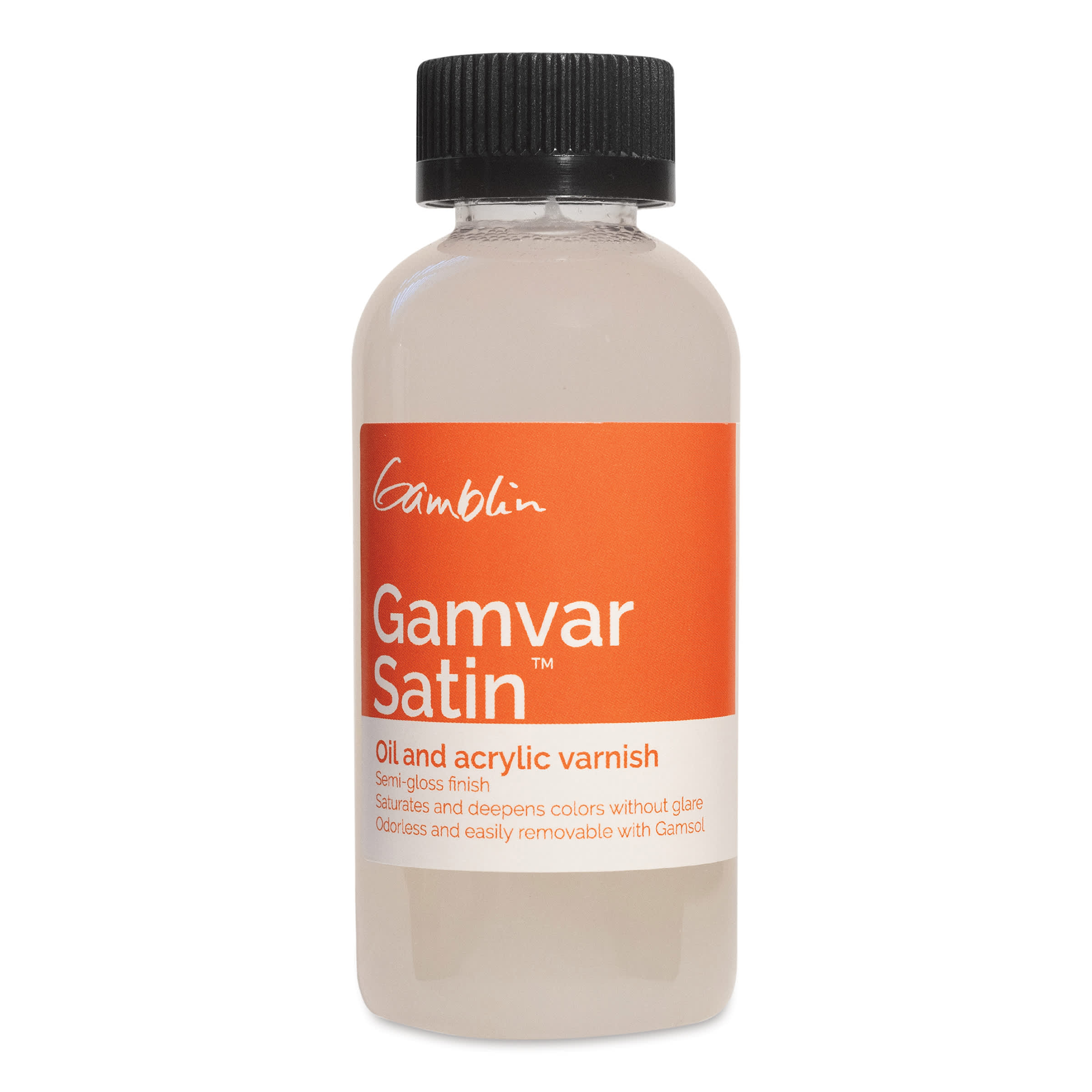 Gamblin Gamvar Satin Varnish - 4.2 oz bottle