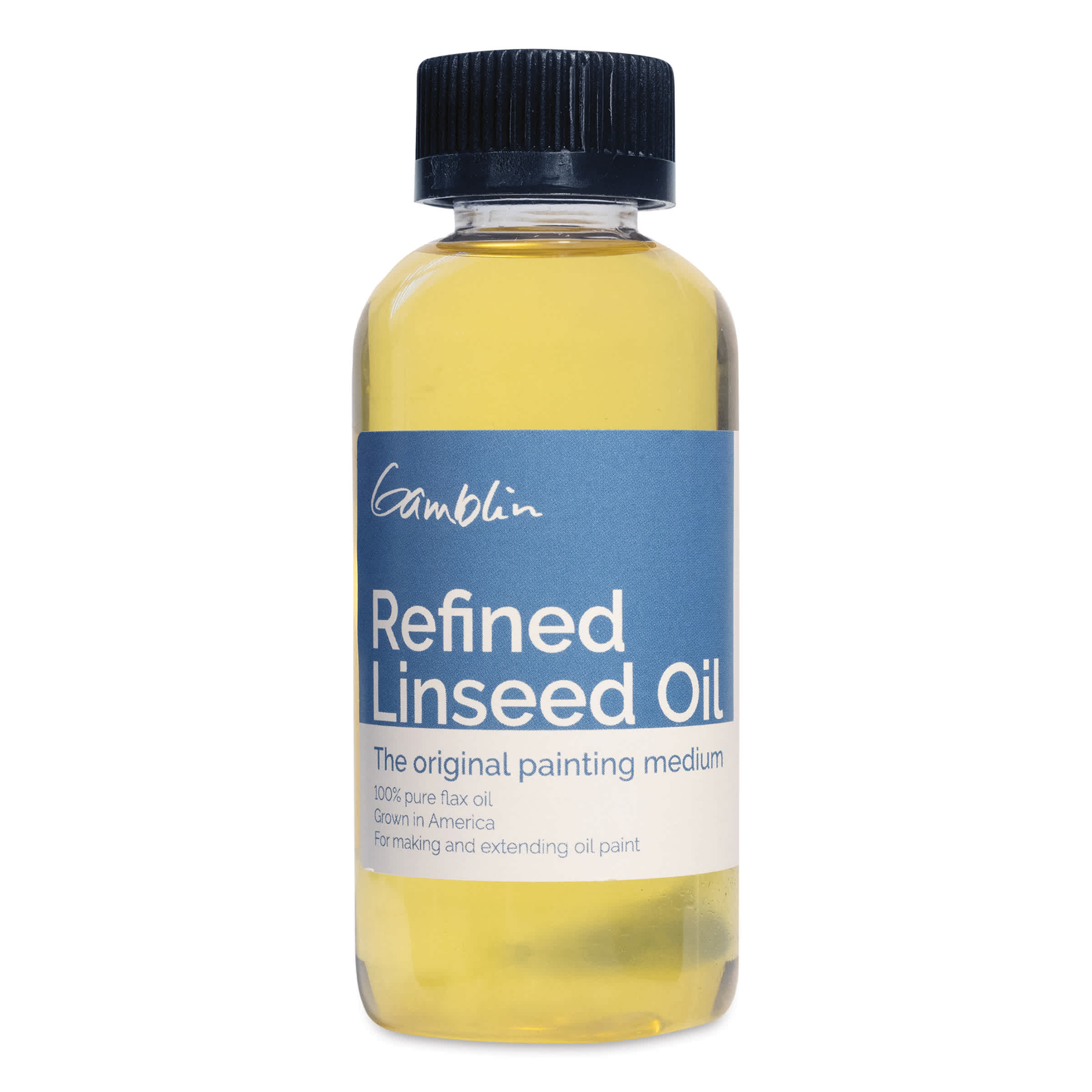 Gamblin Refined Linseed Oil in Clear | 4.2 fl oz