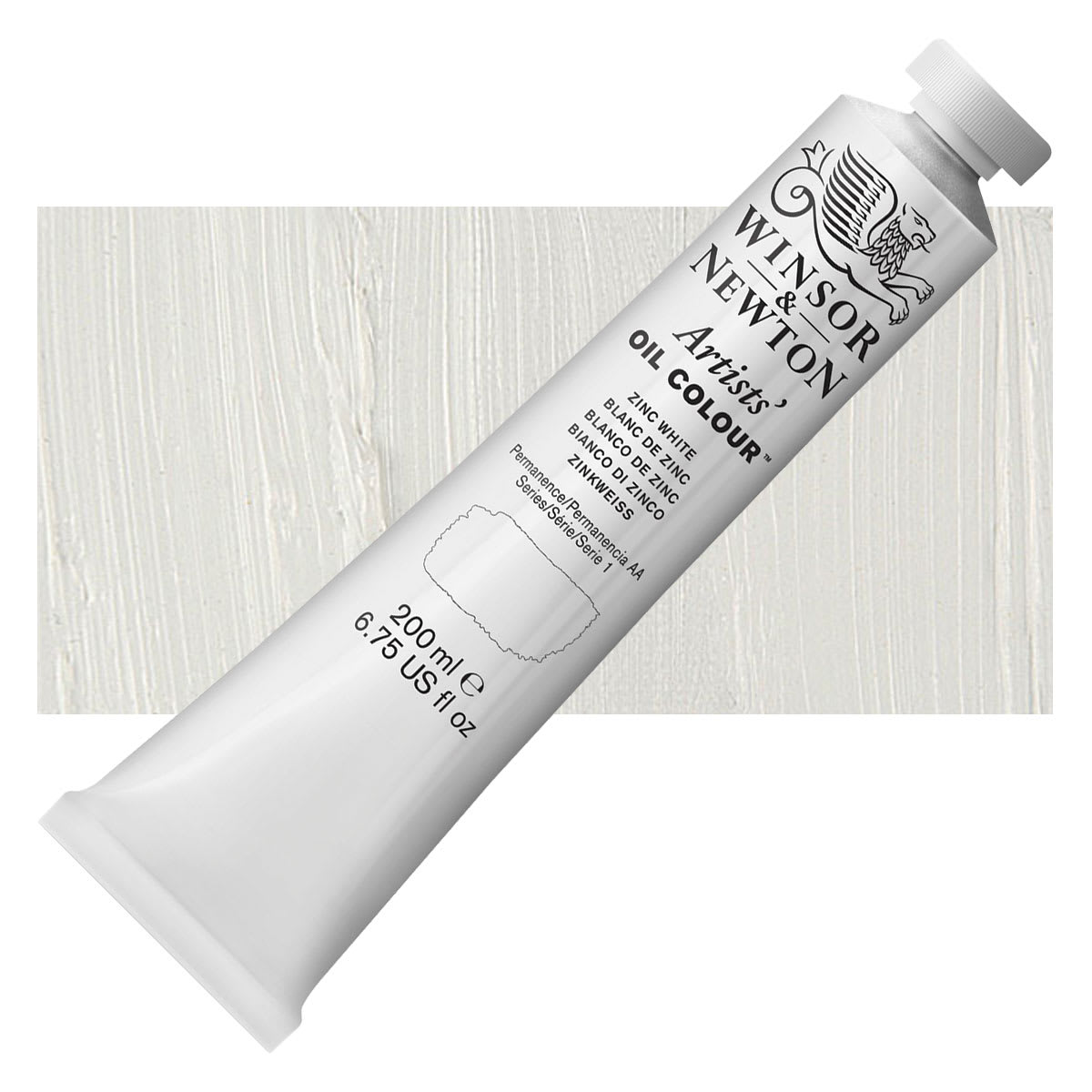 Winsor & Newton Artists' Oil Color - Zinc White, 200 ml tube
