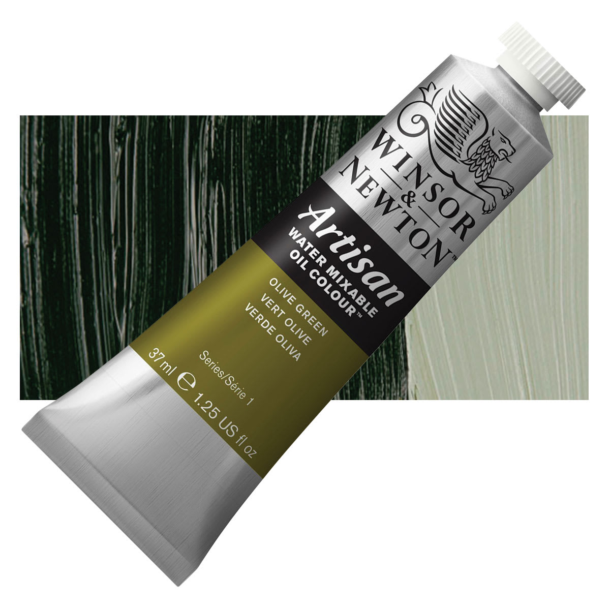 Winsor & Newton® Artisan Water Mixable Oil Color, 37 ml Paint in Olive Green | 37 fl oz