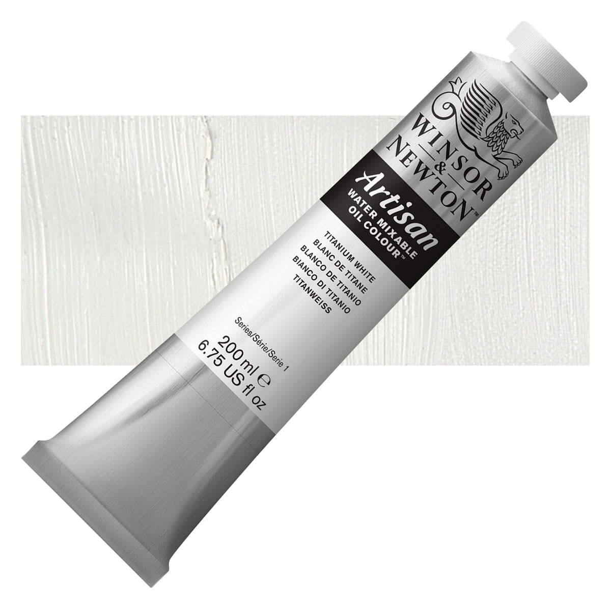 Winsor & Newton Artisan Water Mixable Oil Paint - Titanium White, 200 ml tube