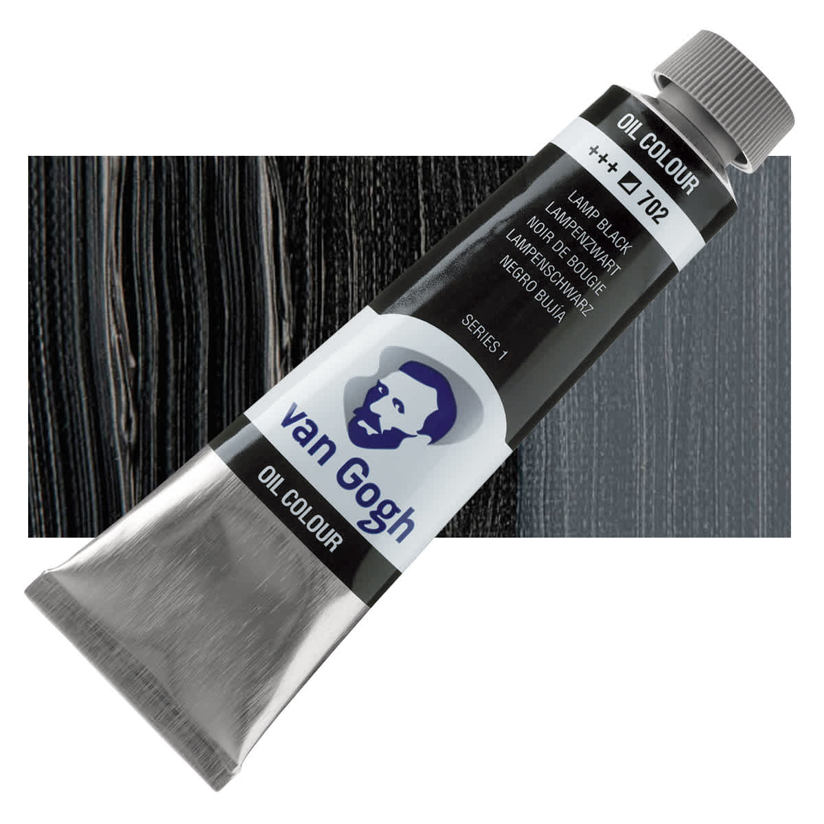 Van Gogh Oil Paint - Lamp Black, 40 ml tube