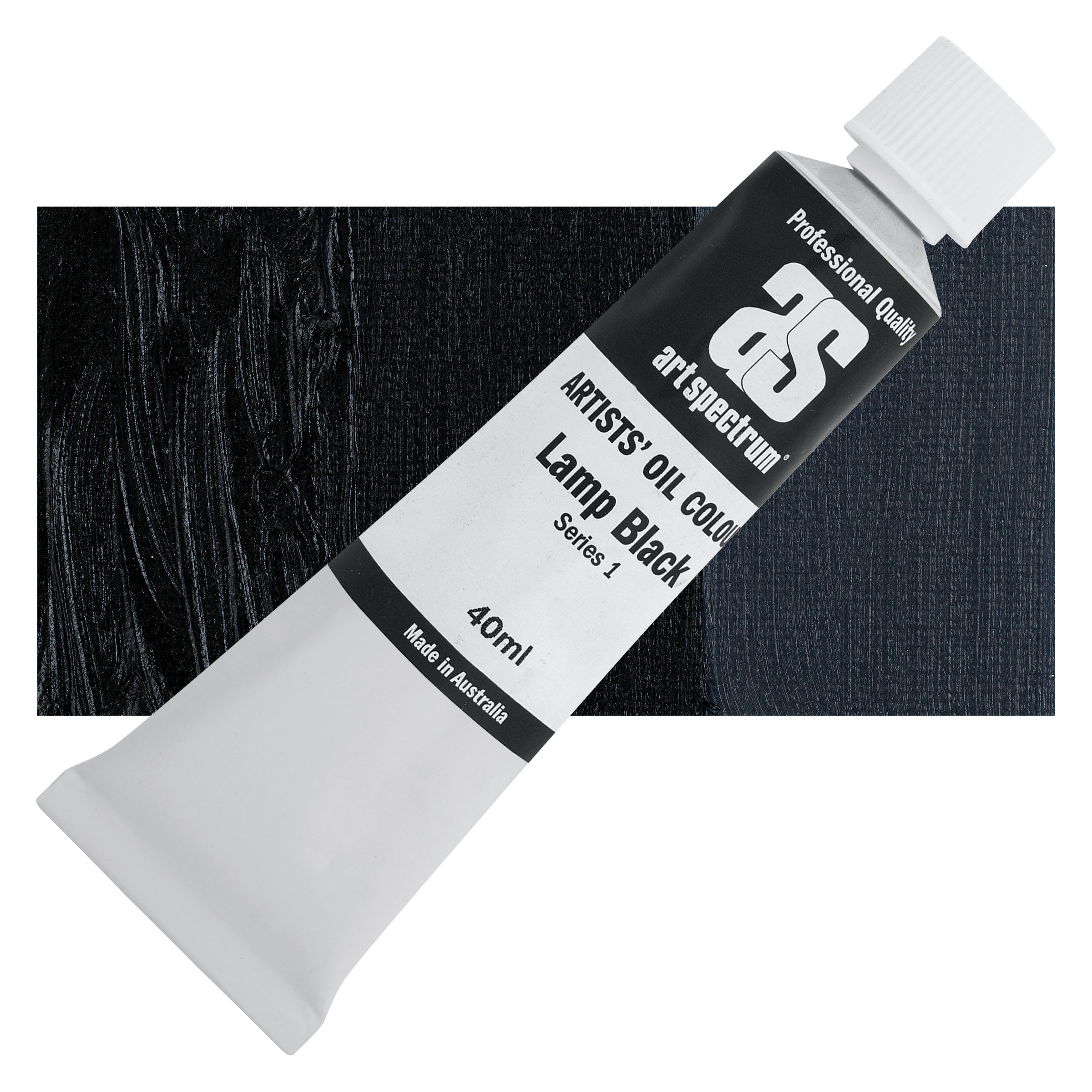Art Spectrum Artists' Oil Paint - Lamp Black, 40 ml